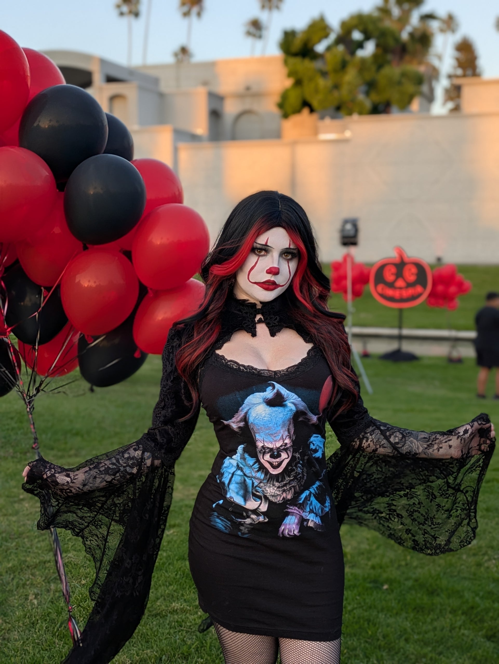 Vera's Eyecandy Pennywise Lace Strap Dress