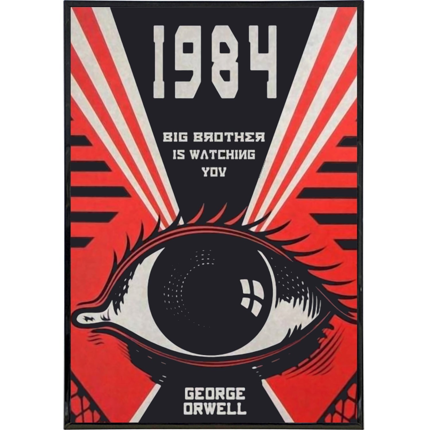 1984 George Orwell Cult Paperback Cover Print