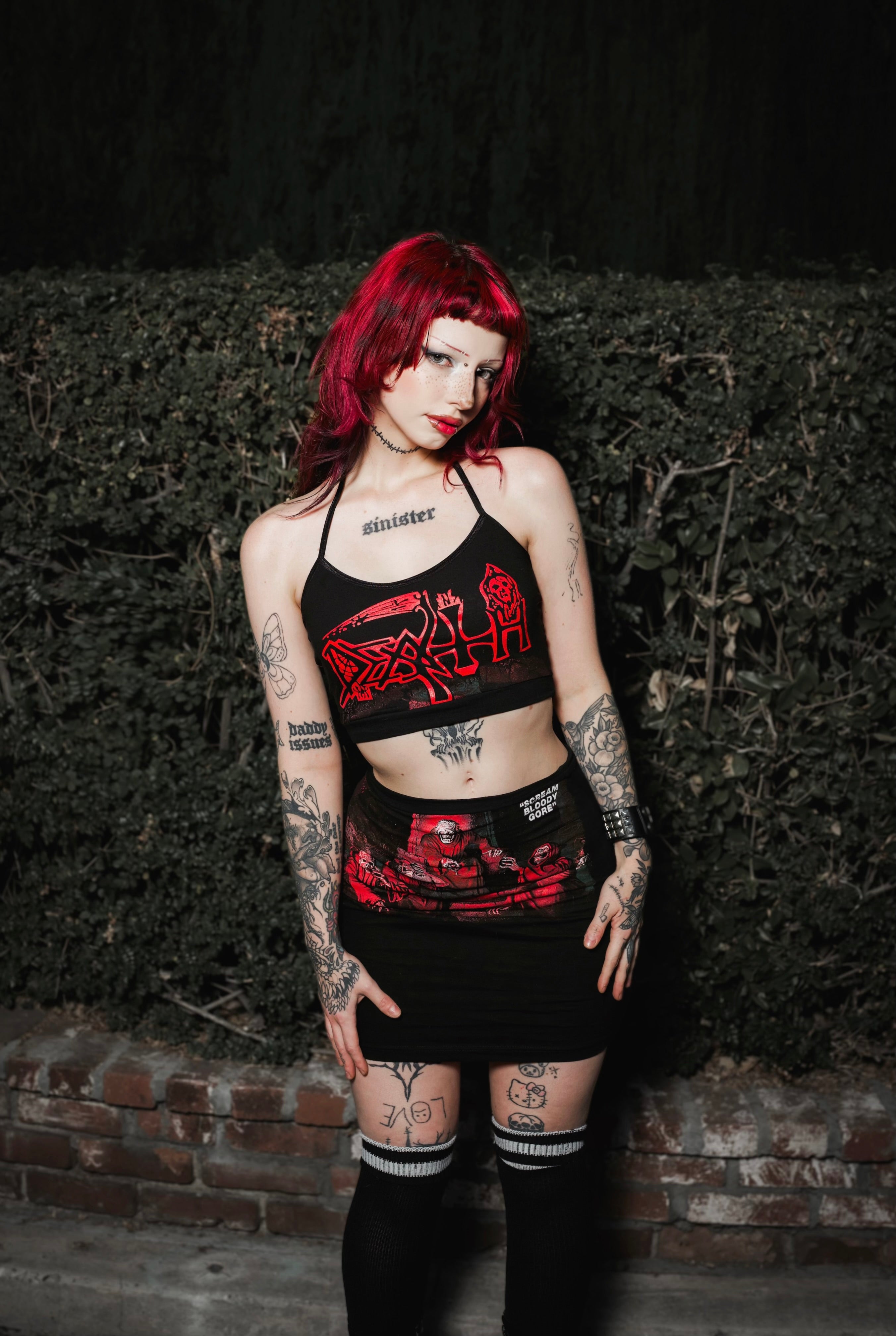 Vera's Eyecandy Two Piece Death Dress