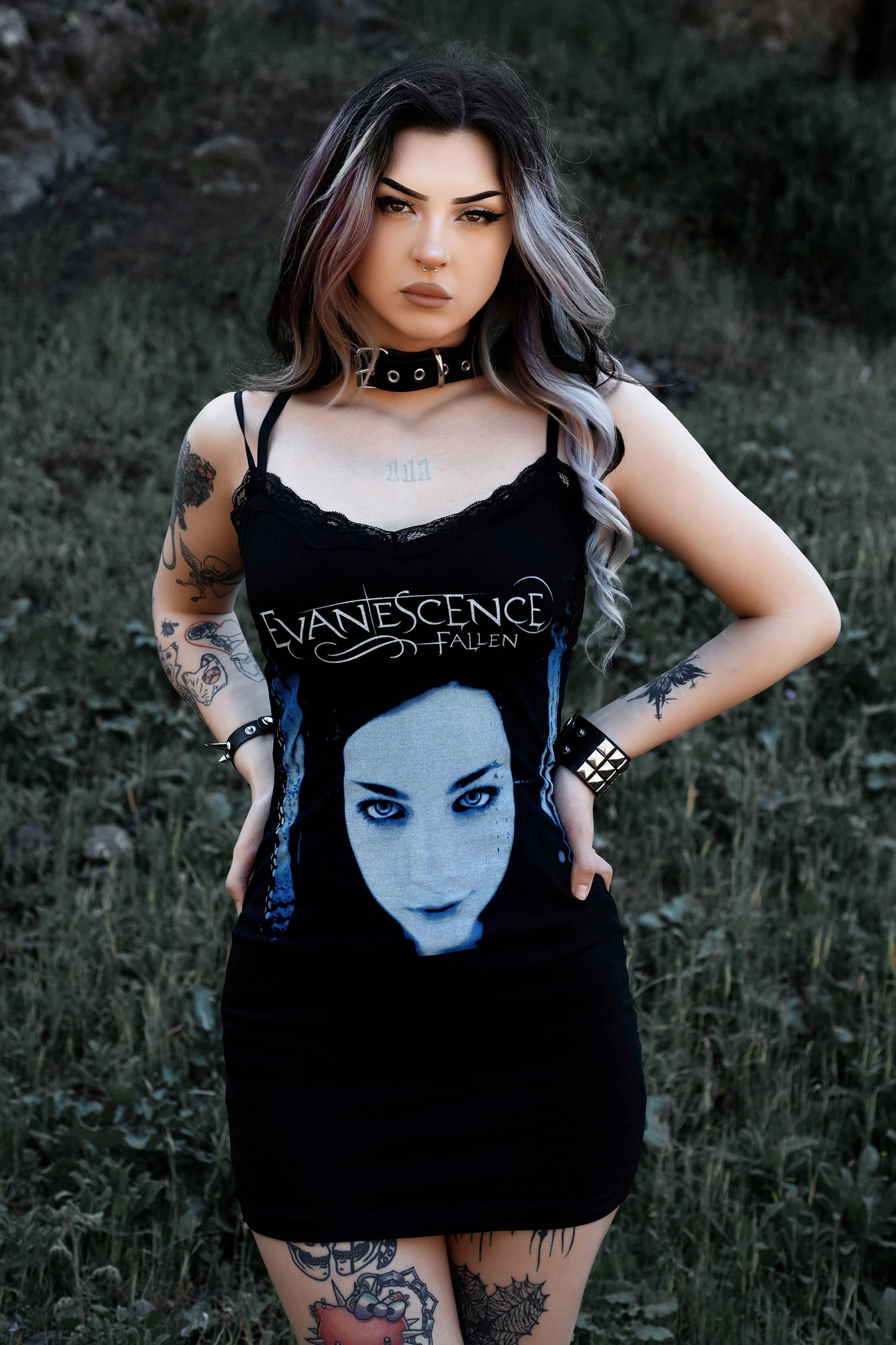 Vera's Eyecandy Evanescence Lace Strap Dress