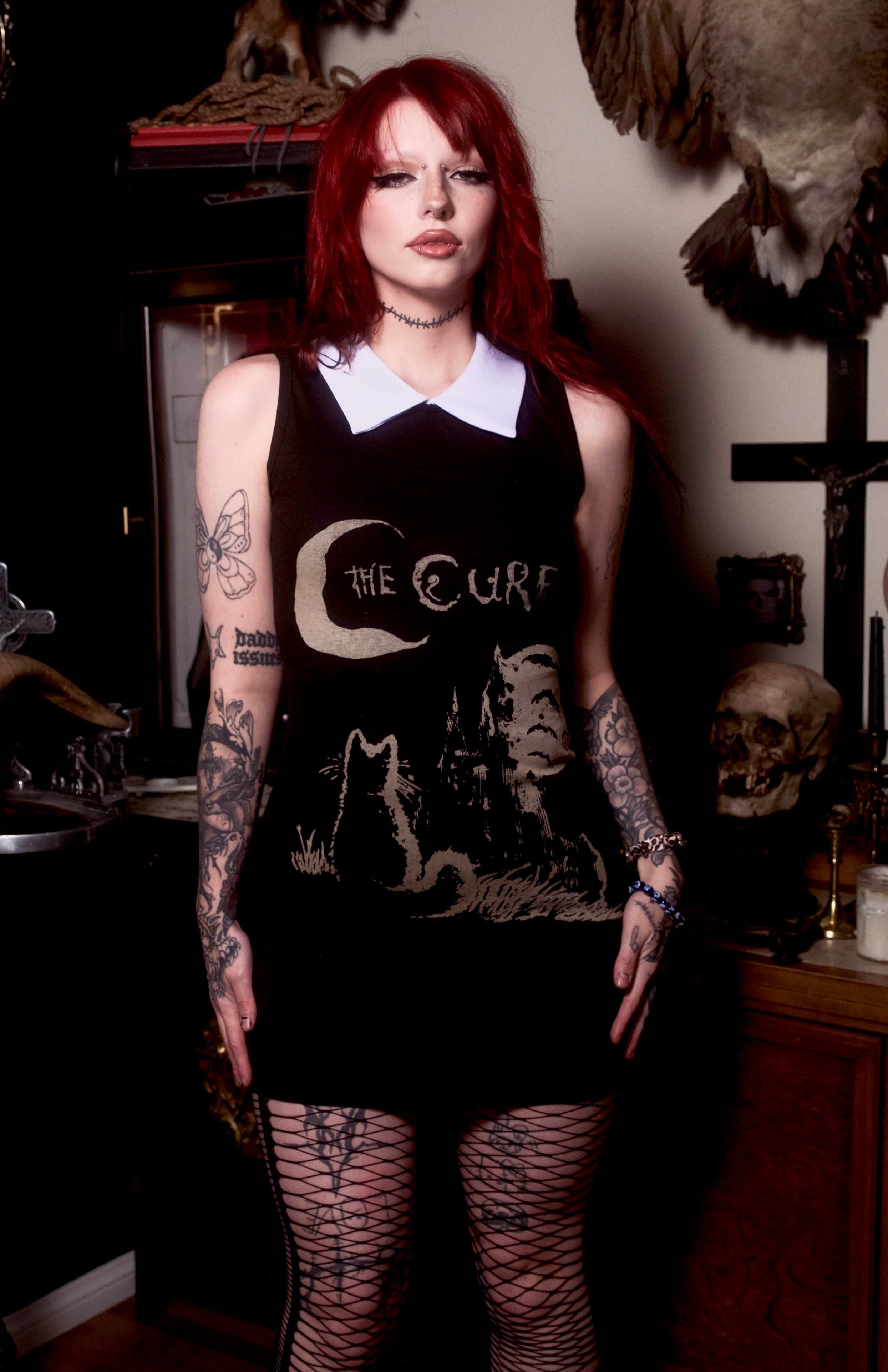 Vera's Eyecandy The Cure Goth Collar Dress