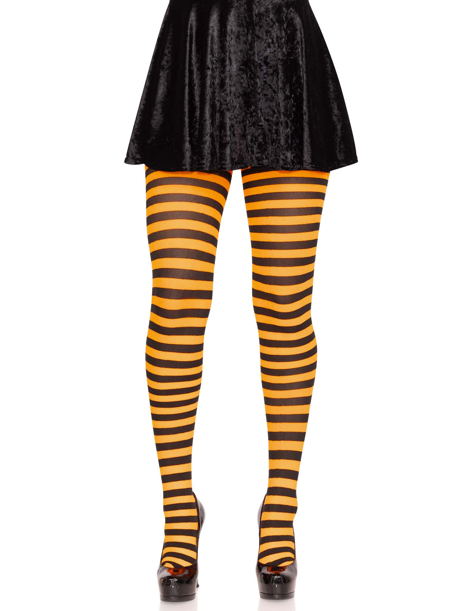 Leg Avenue Jada Striped Many Colors Tights