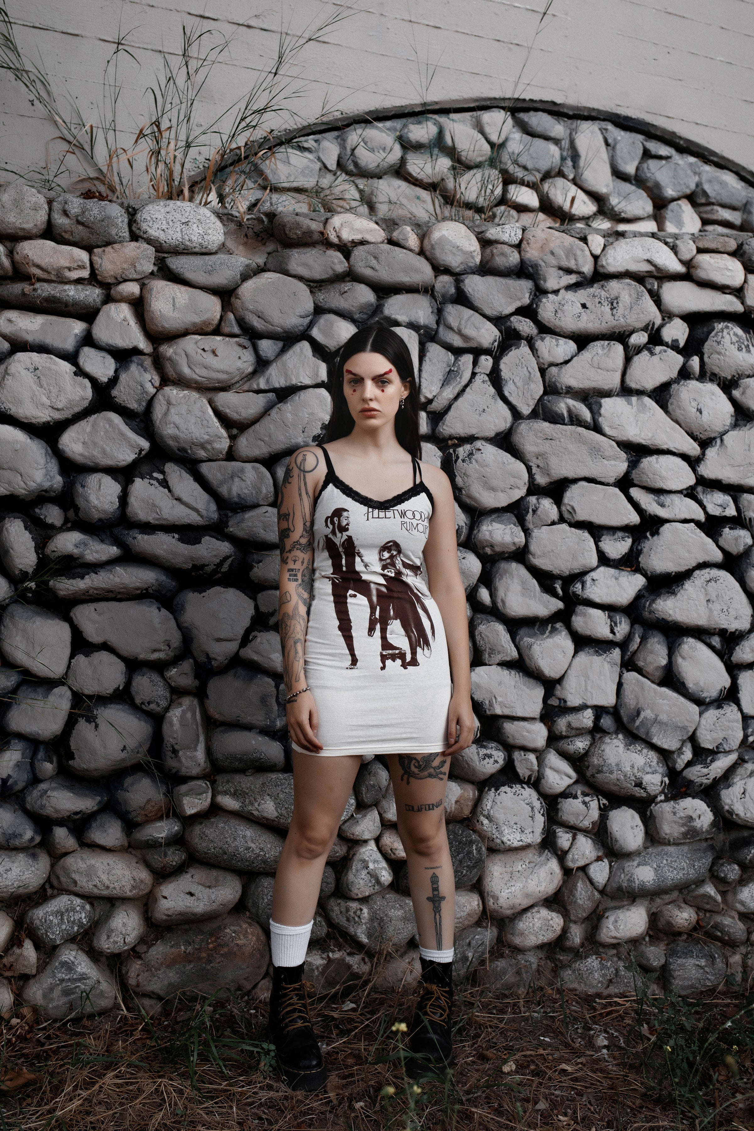Vera's Eyecandy Fleetwood Mac Lace Strap Dress