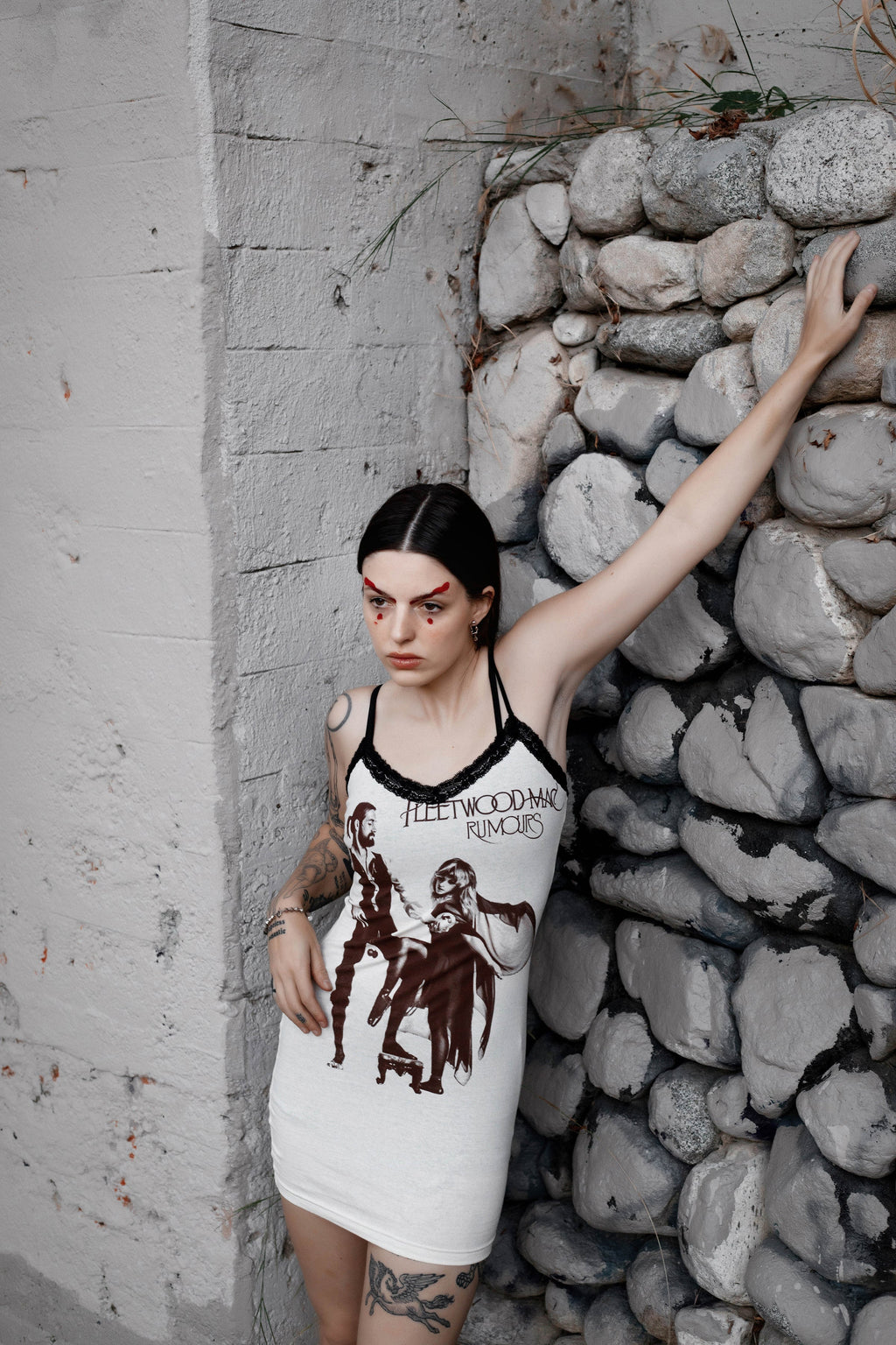 Vera's Eyecandy Fleetwood Mac Lace Strap Dress