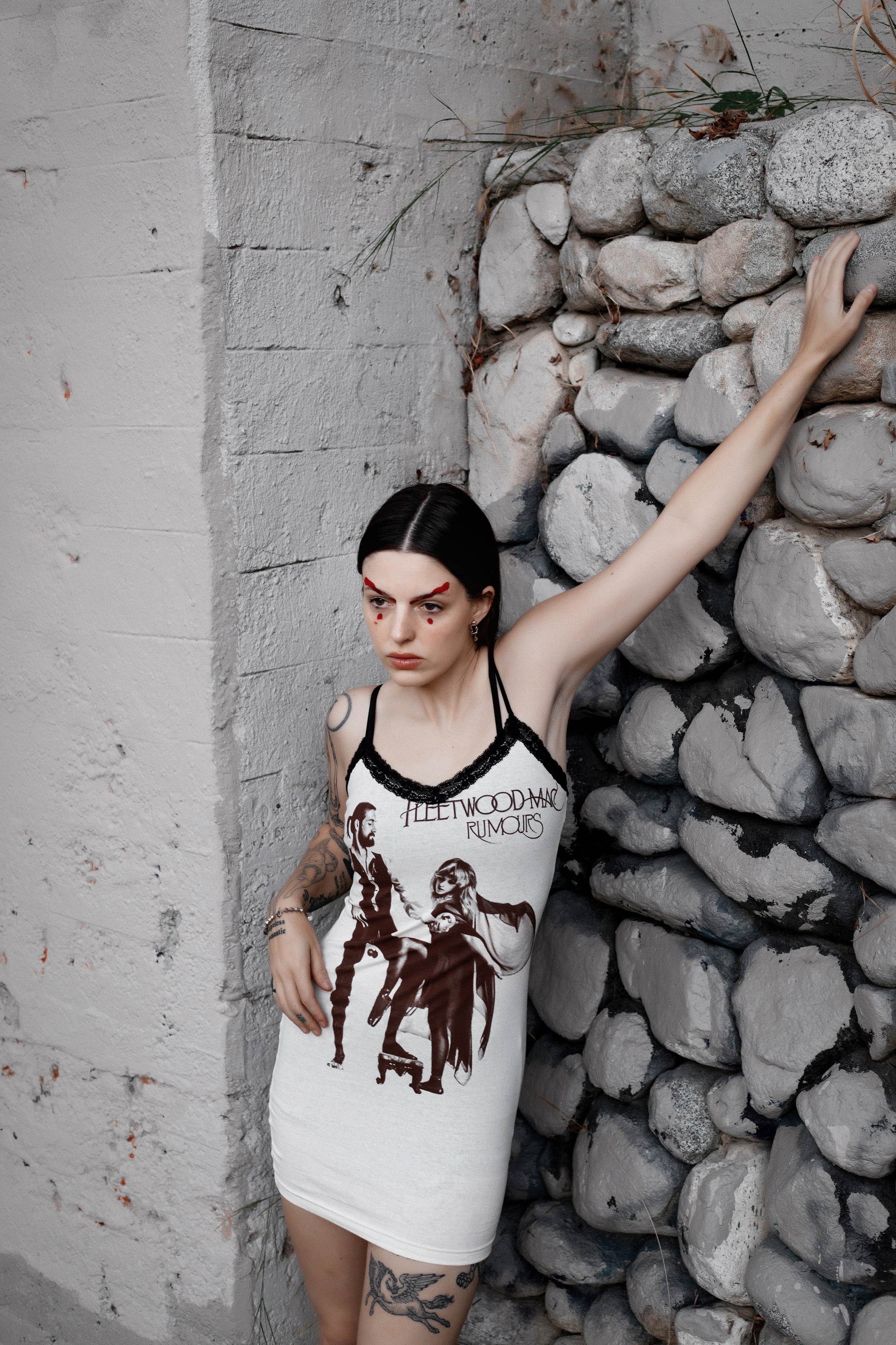 Vera's Eyecandy Fleetwood Mac Lace Strap Dress