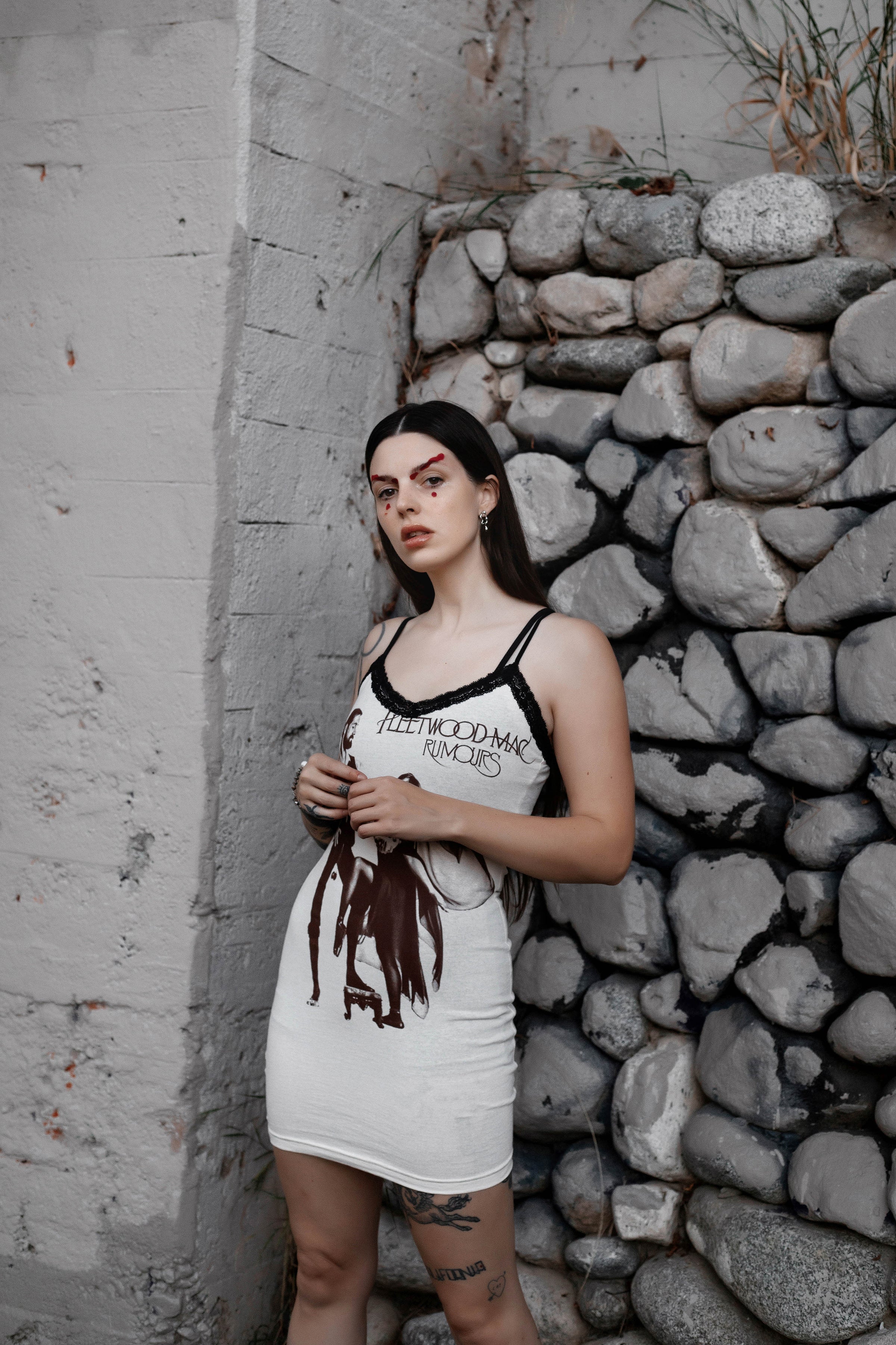 Vera's Eyecandy Fleetwood Mac Lace Strap Dress