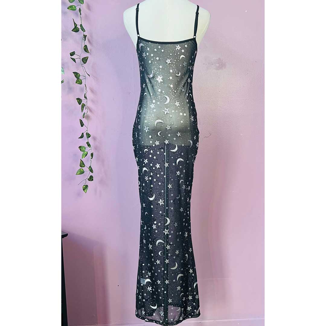 star sheer dress Mesh Dresses See Through Star Dress Black Sheer Mesh Dress Sheer Dress With Stars Mesh Dresses See Through Star Dress Black Sheer