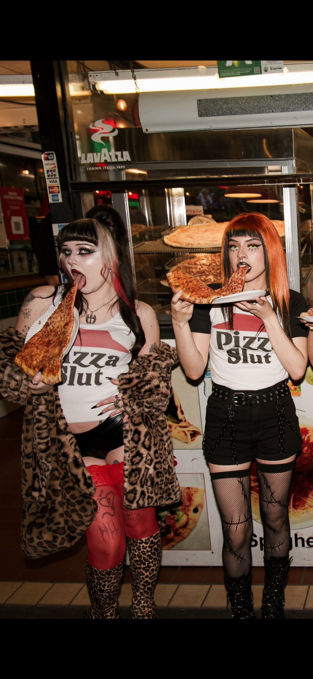 Vera's Eyecandy Pizza Slut Ribbed Tank Top