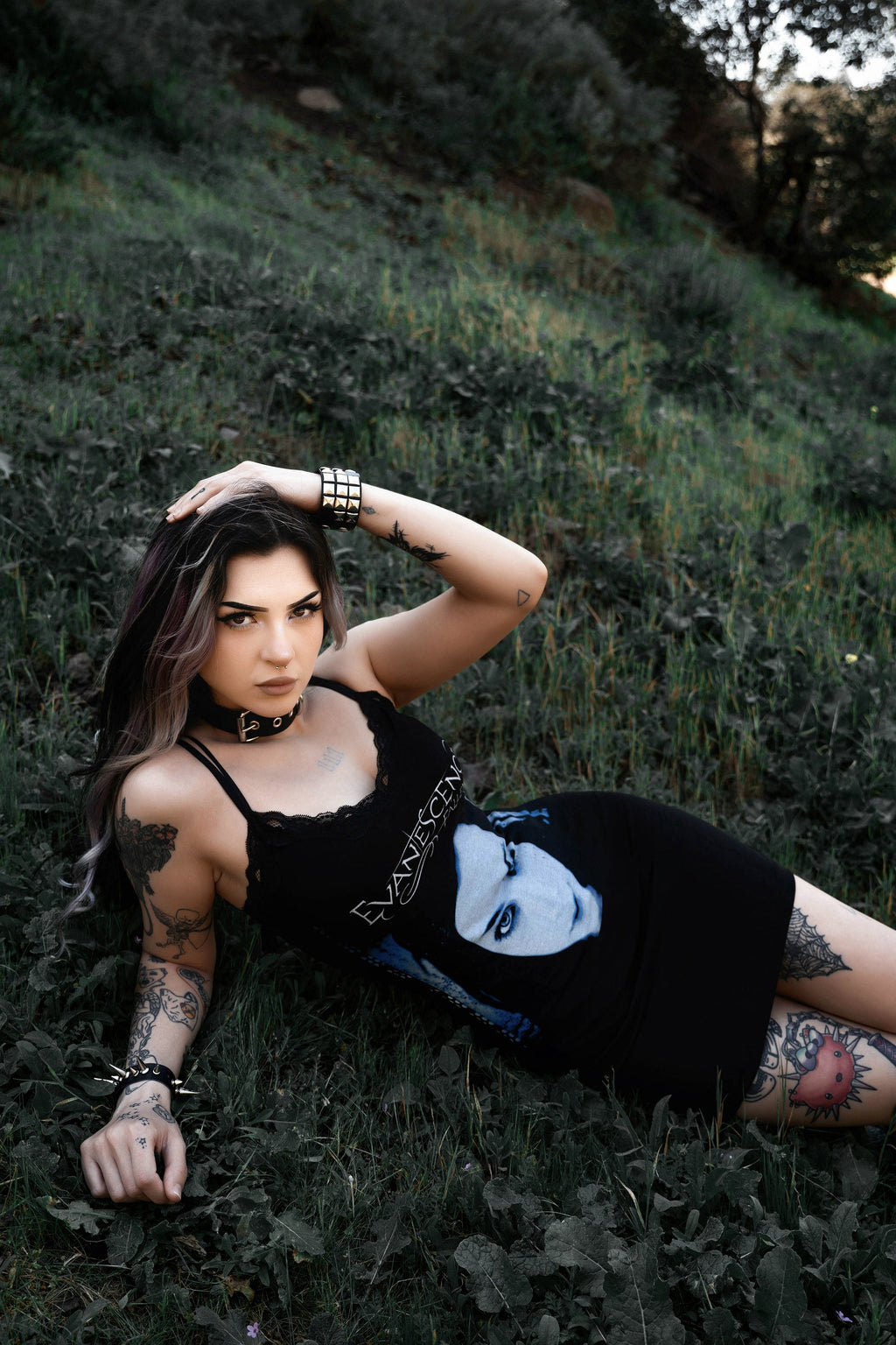 Vera's Eyecandy Evanescence Lace Strap Dress
