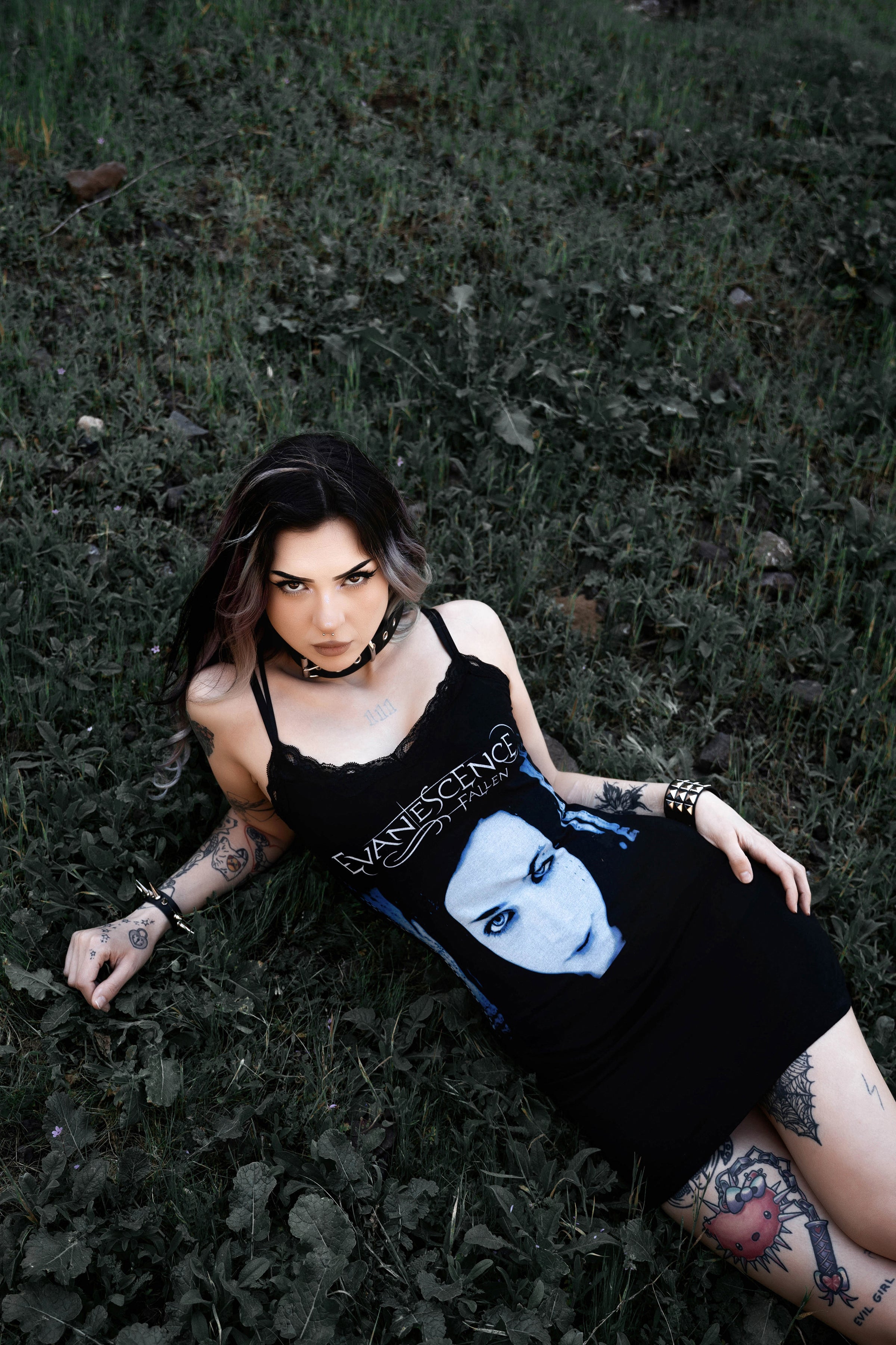 Vera's Eyecandy Evanescence Lace Strap Dress