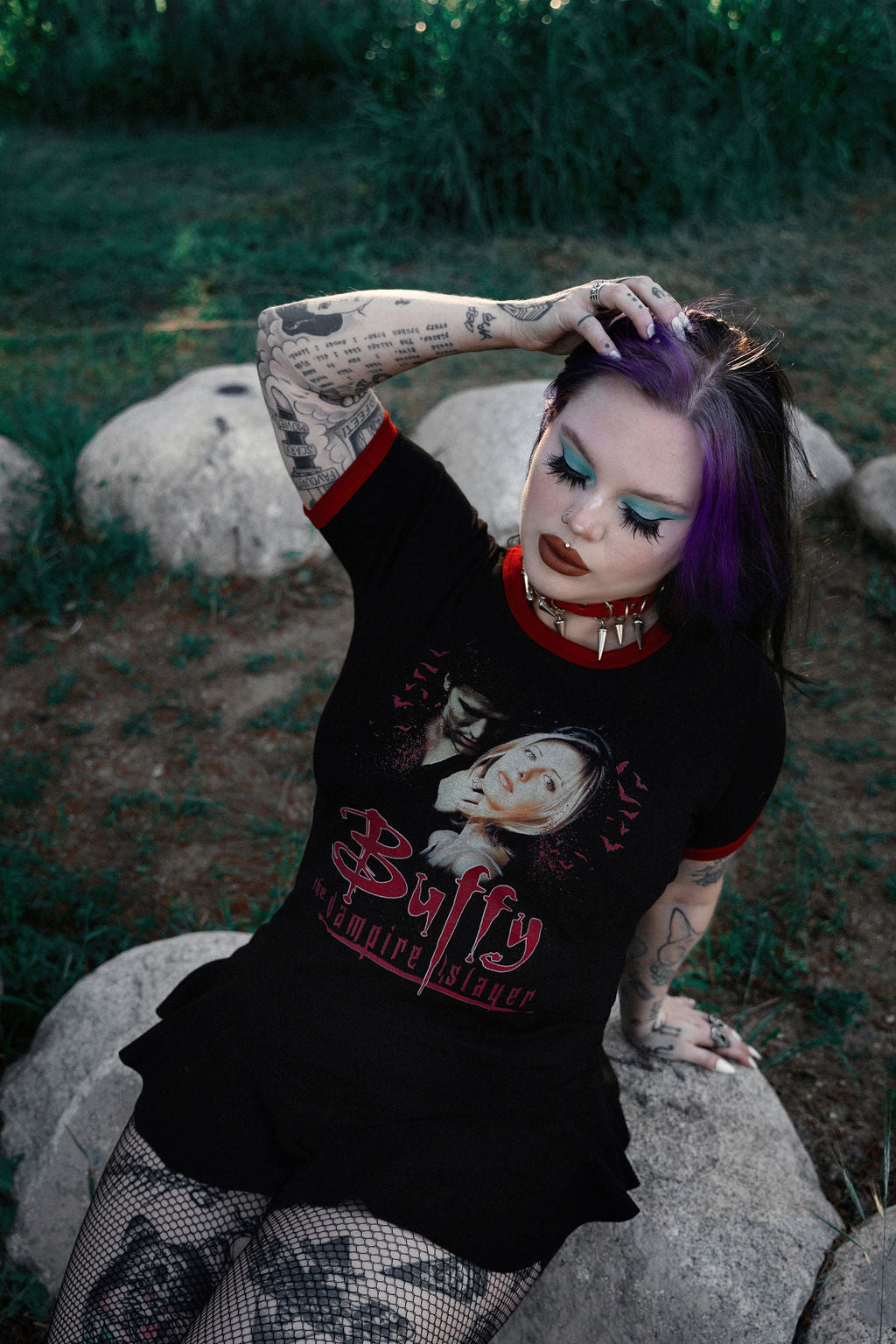 Vera's Eyecandy Buffy Ringer Tee (Limited Edition)