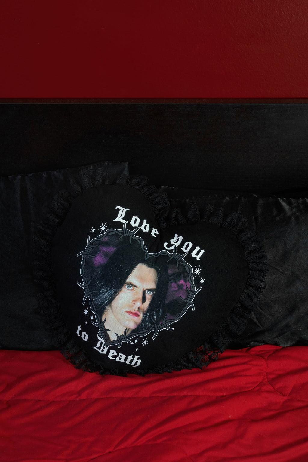 Vera's Eyecandy Peter Steele Love You To Death Throw Pillow