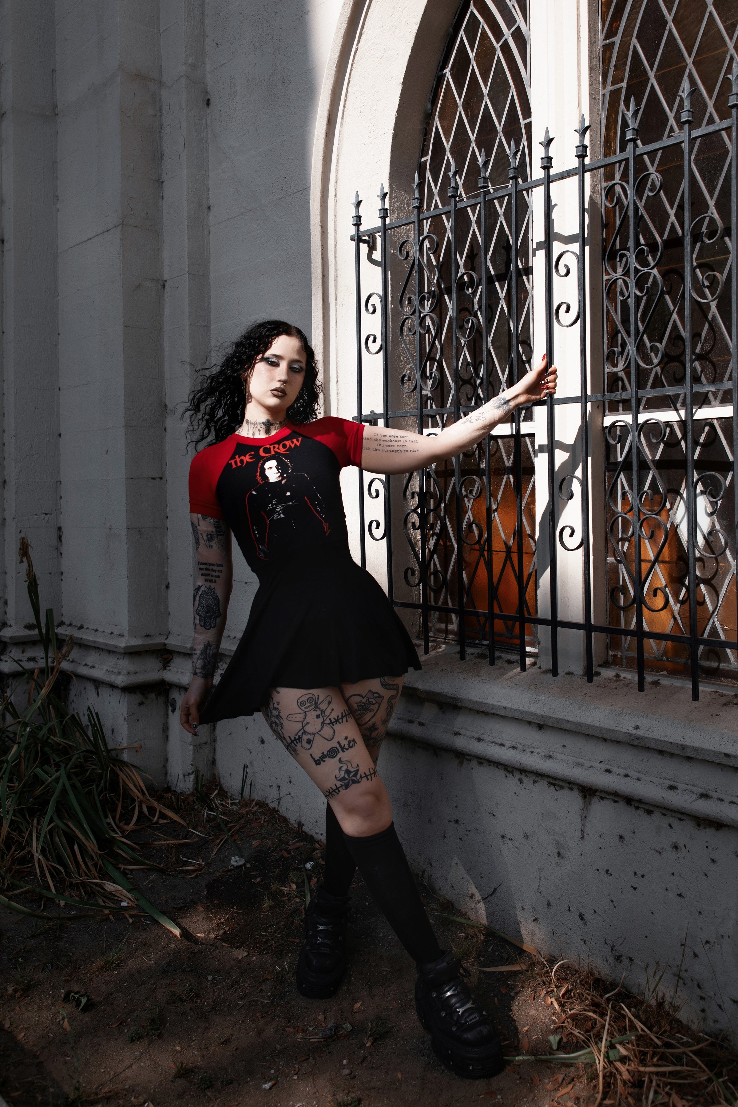 Vera's Eyecandy The Crow Movie Baby Doll Dress