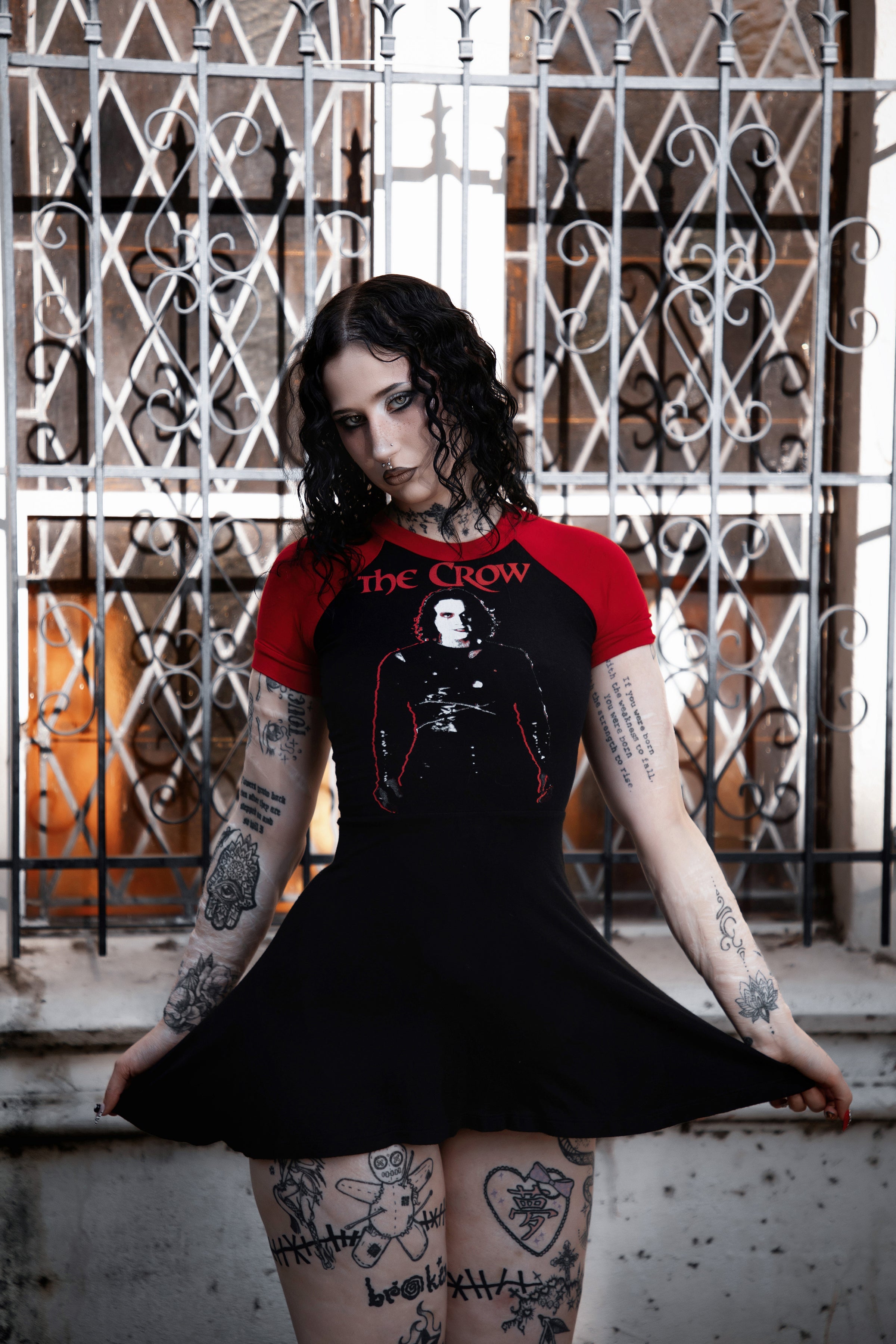 Vera's Eyecandy The Crow Movie Baby Doll Dress