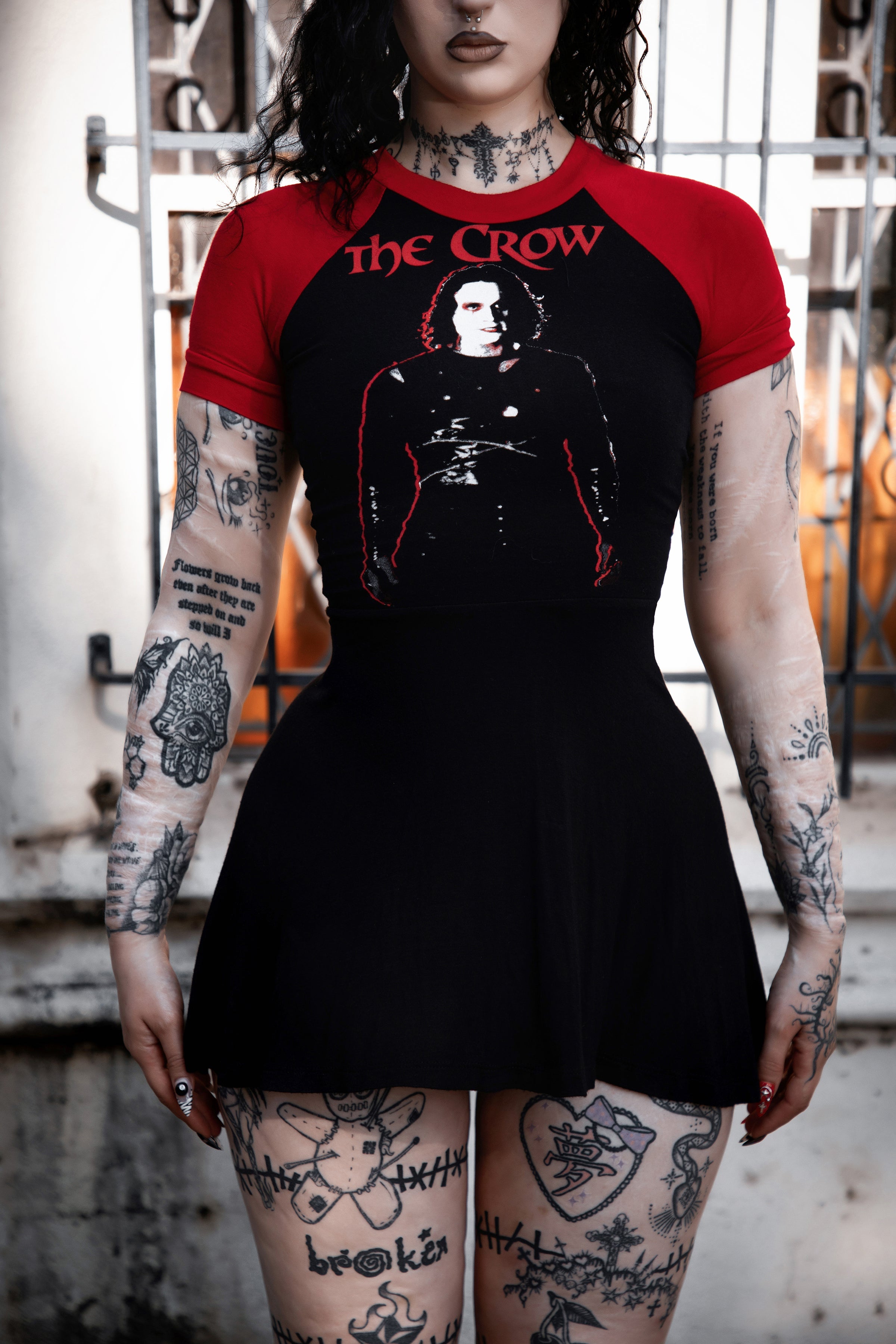 Vera's Eyecandy The Crow Movie Baby Doll Dress