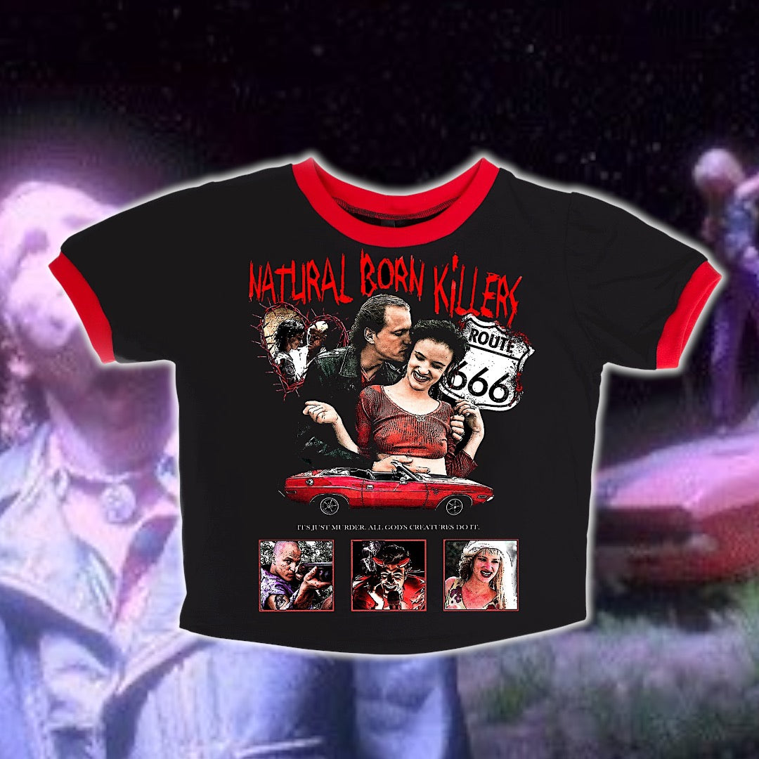 Vera's Eyecandy Natural Born Killers Ringer Tee