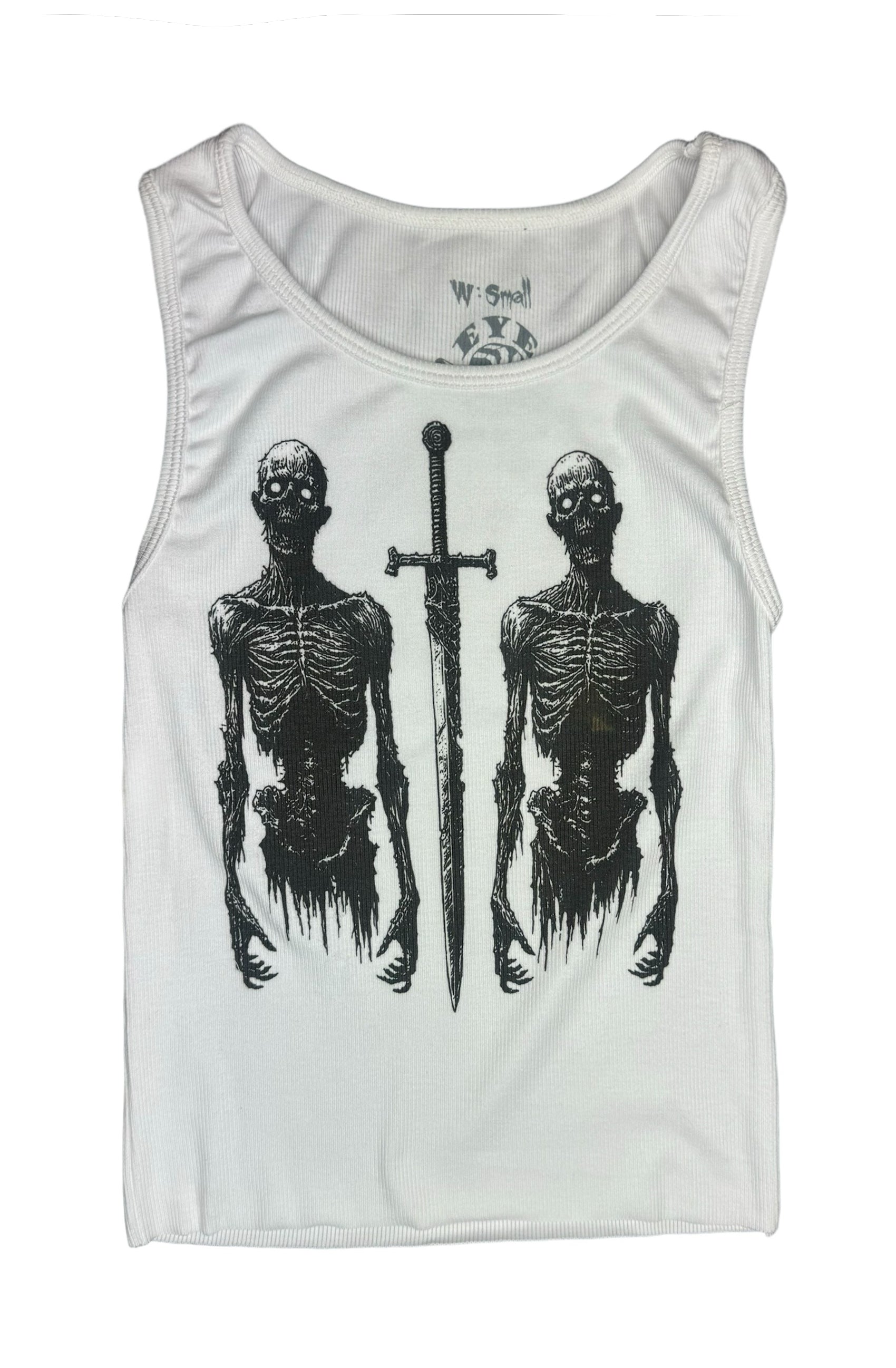 Vera's Eyecandy Battle Zombies Ribbed Tank Top