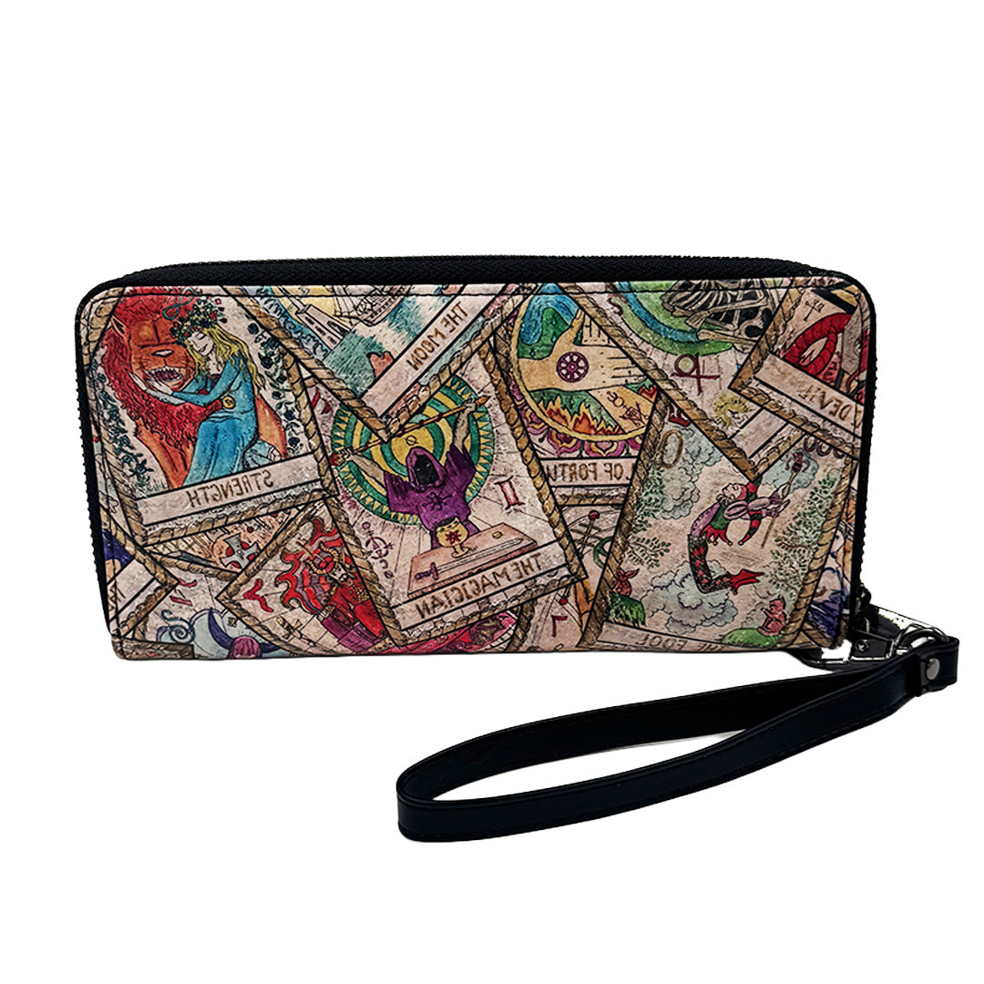 Original Underground Tarot Clutch Wristlet Wallet