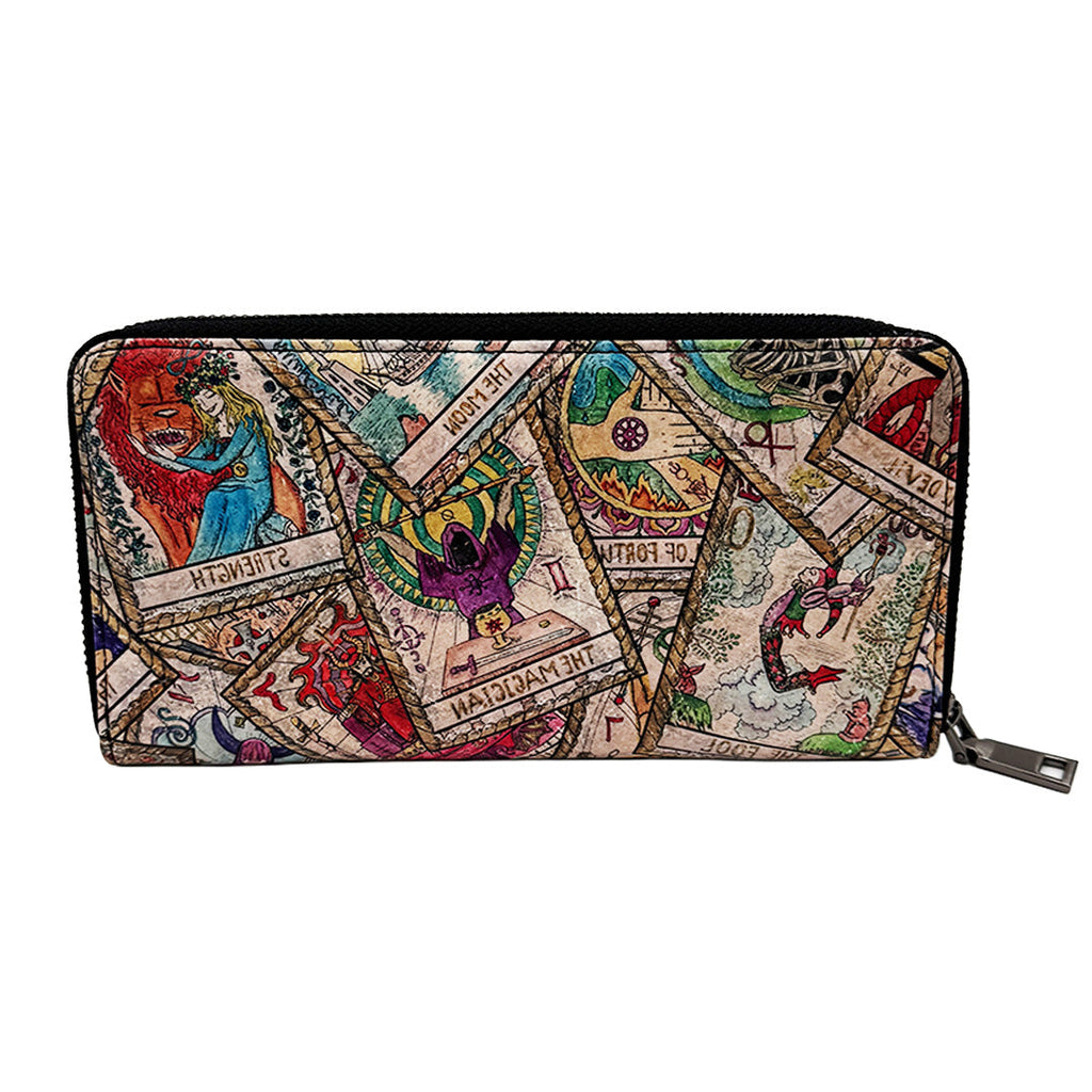 Original Underground Tarot Clutch Wristlet Wallet