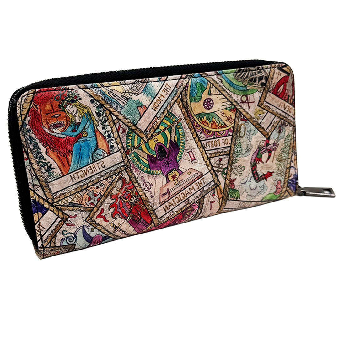 Original Underground Tarot Clutch Wristlet Wallet