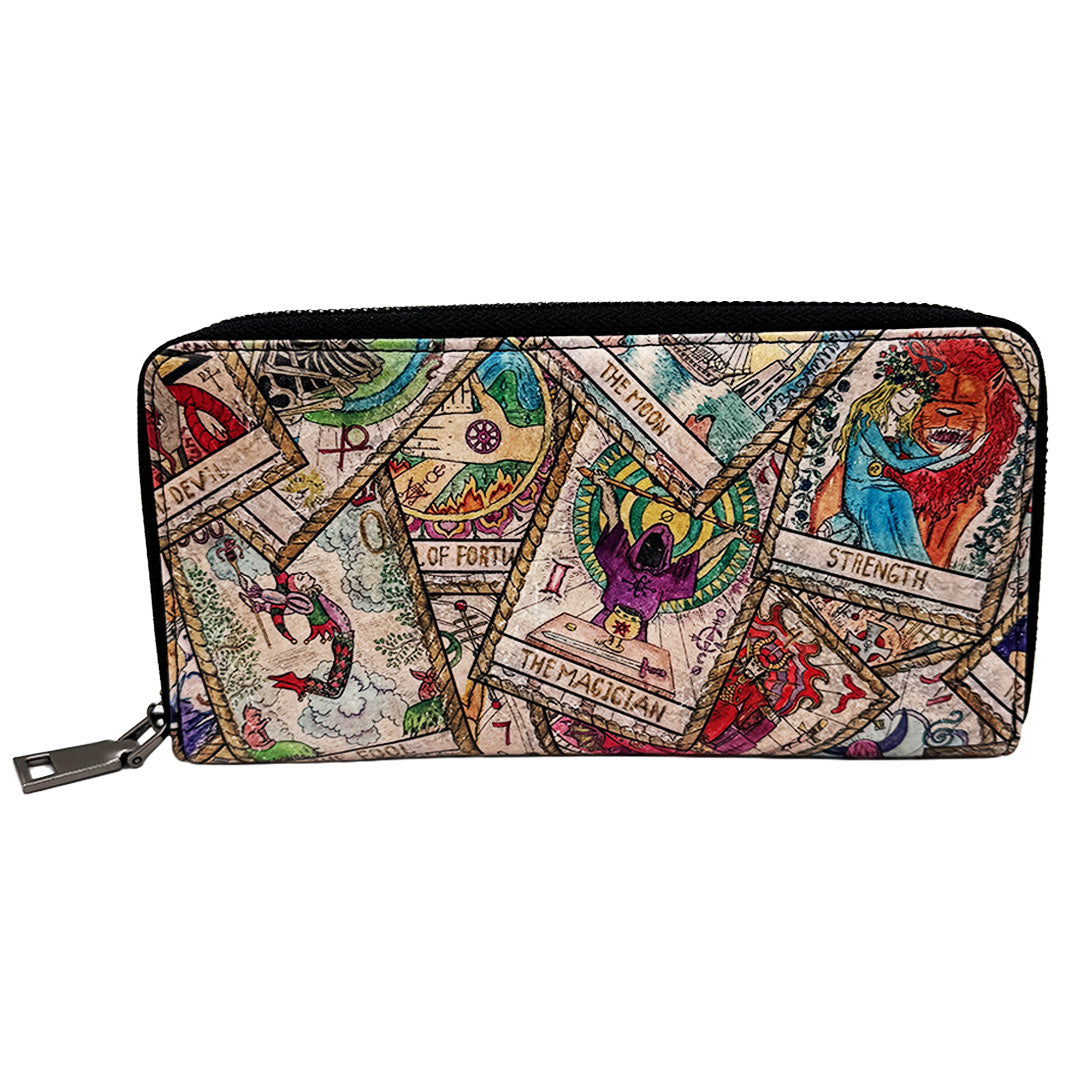 Original Underground Tarot Clutch Wristlet Wallet