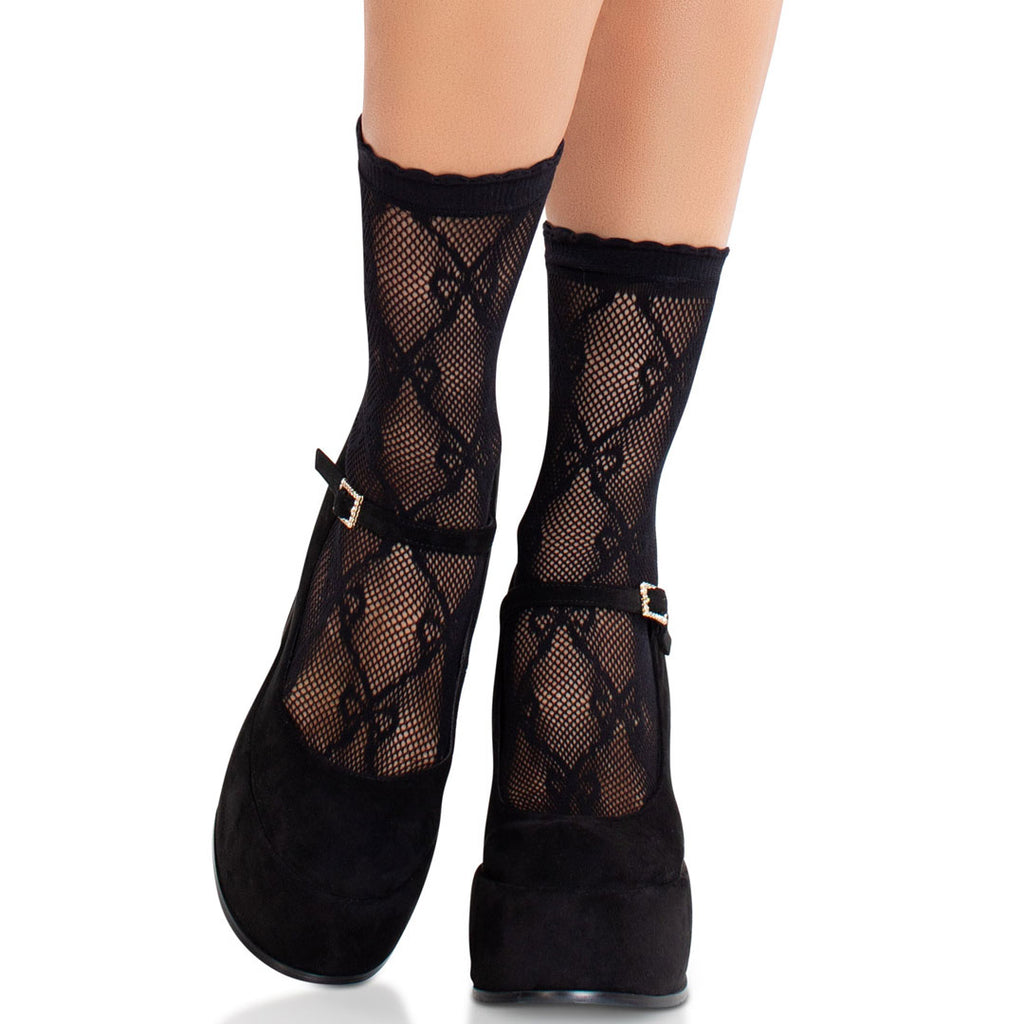 Leg Avenue Bow Babe Ankle Socks