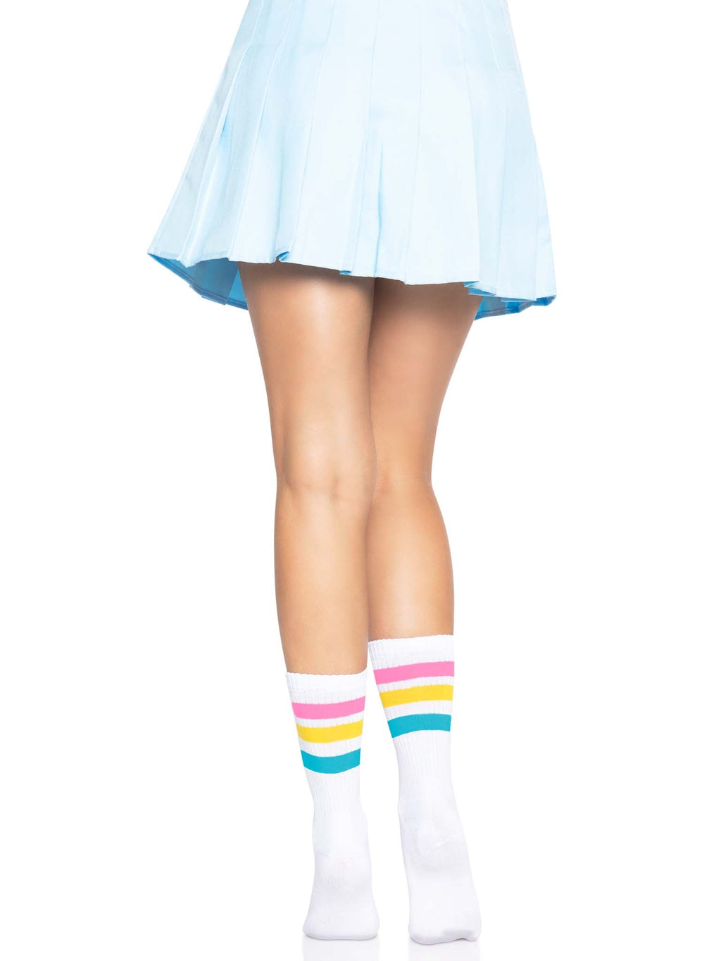 Leg Avenue Pride Stripe Crew Socks