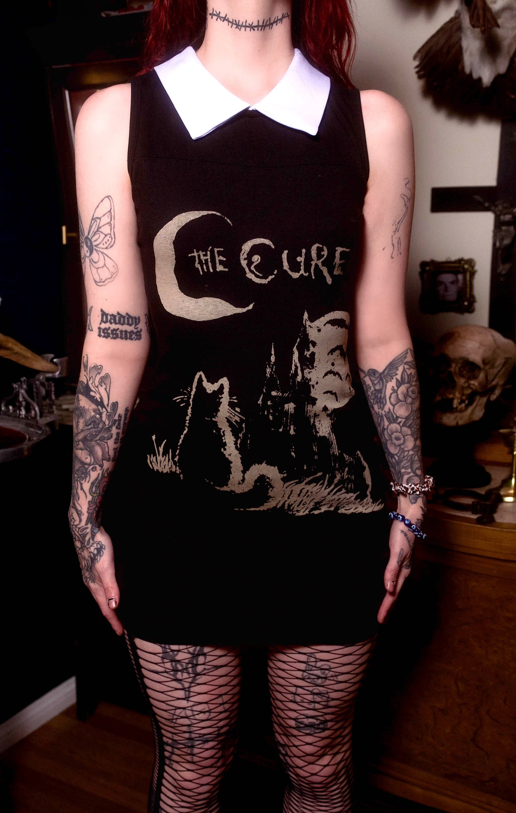 Vera's Eyecandy The Cure Goth Collar Dress