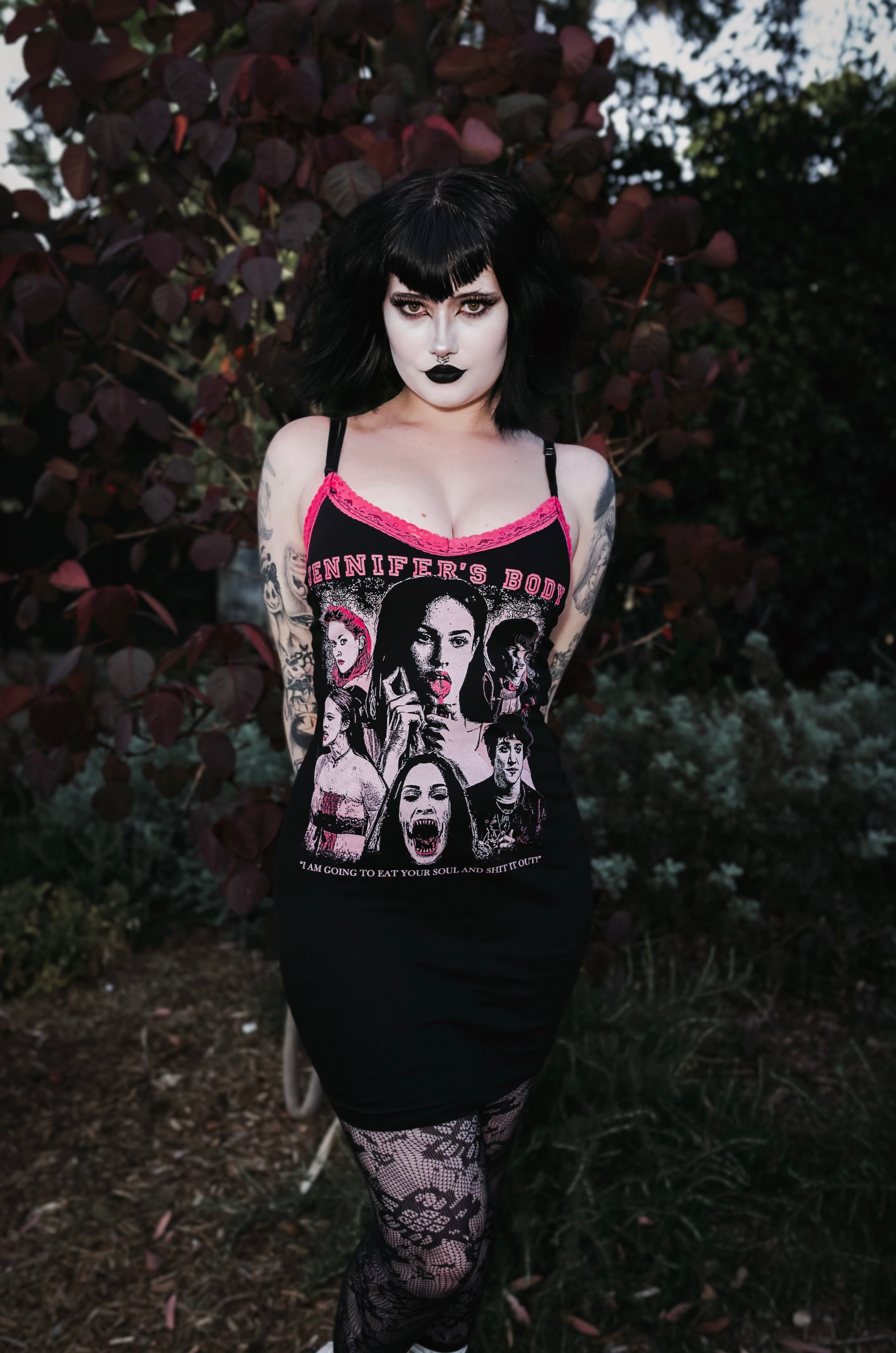 Vera's Eyecandy Jennifer's Body Lace Strap Horror Dress