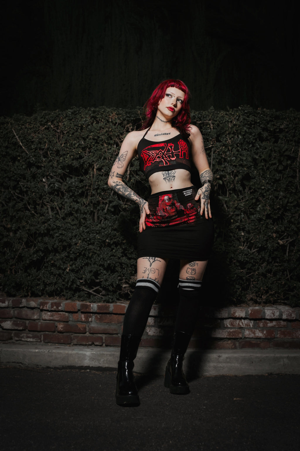 Vera's Eyecandy Two Piece Death Dress