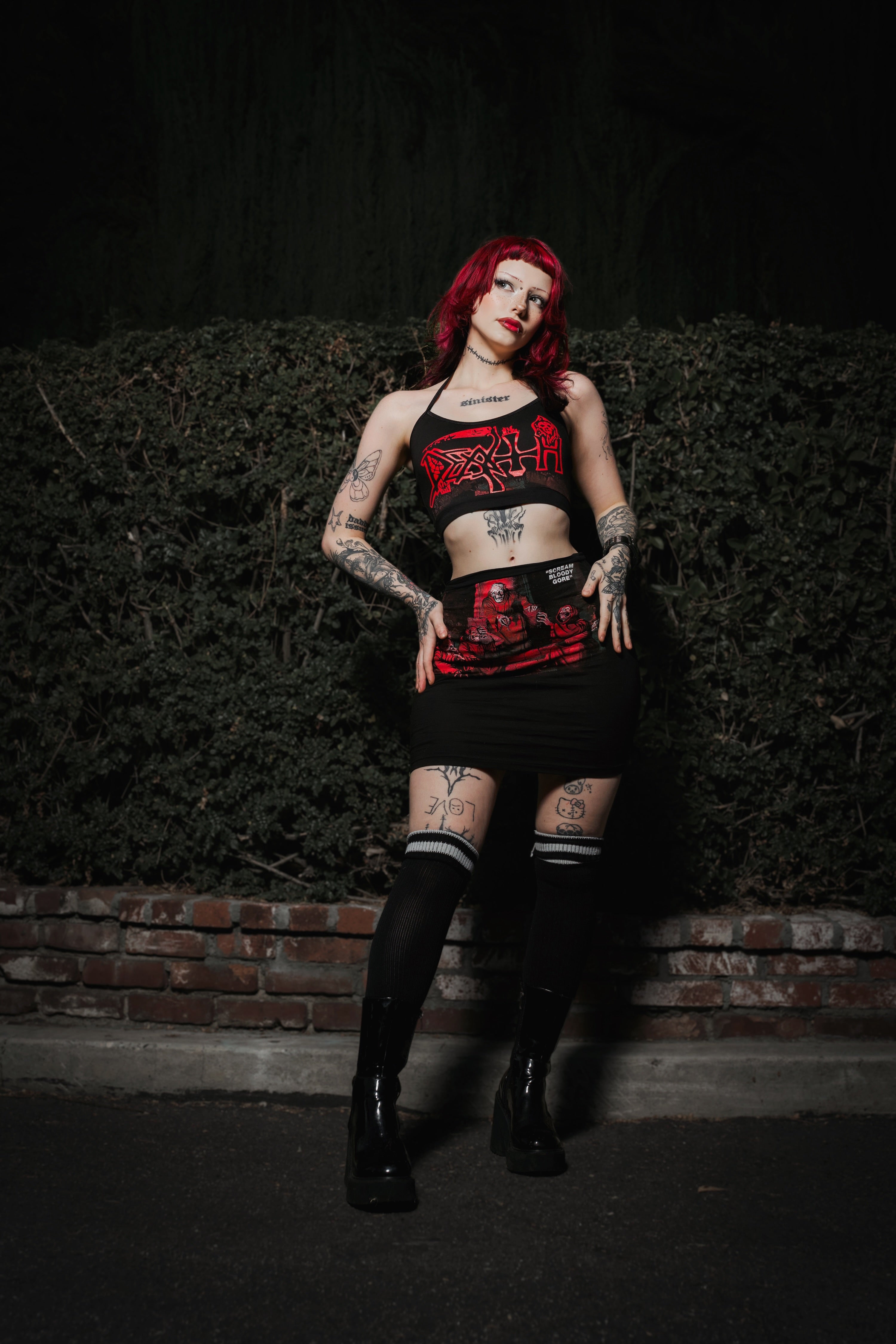 Vera's Eyecandy Two Piece Death Dress