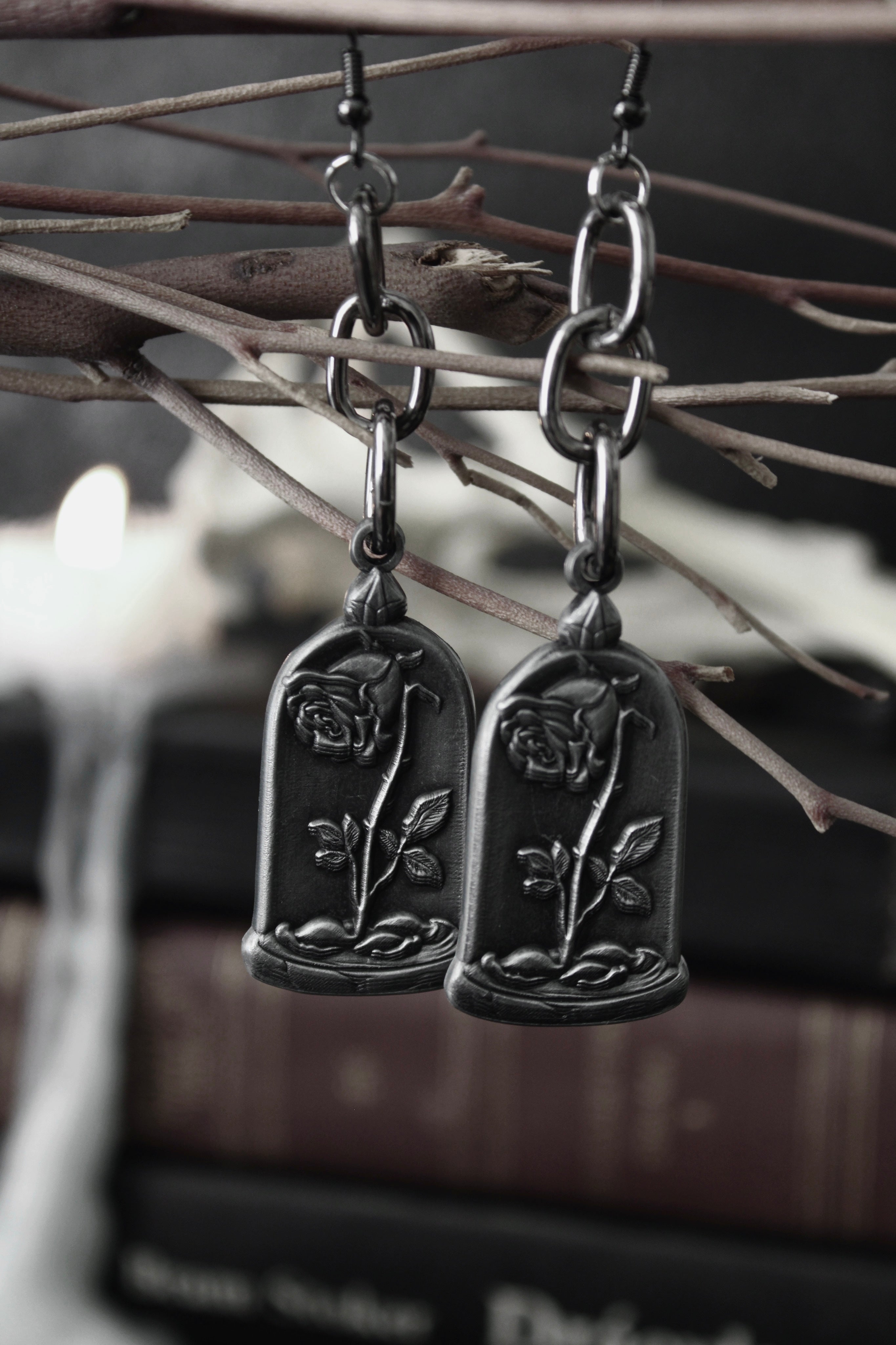 The Pretty Cult Dusted Rose Earrings
