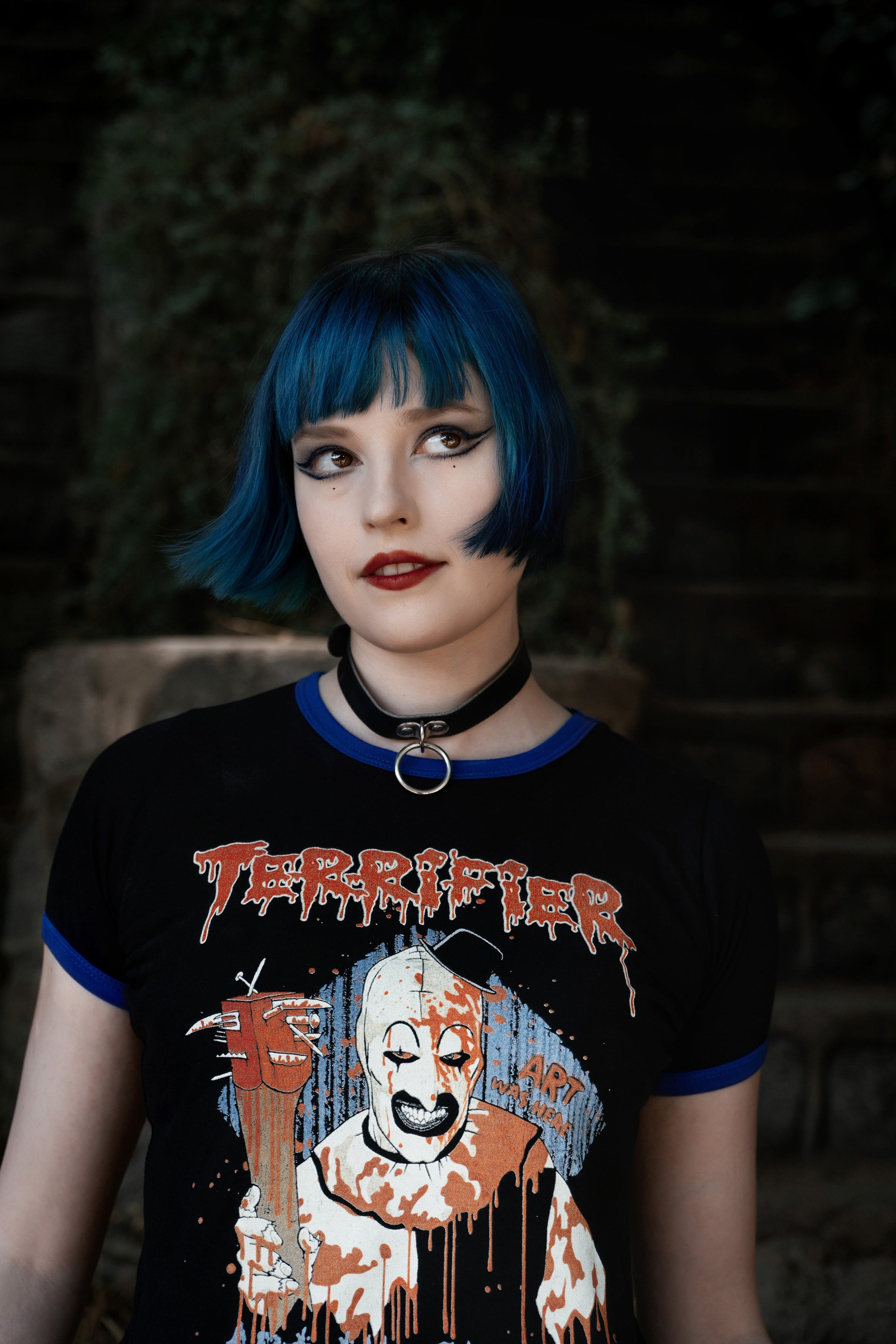 Vera's Eyecandy Art Was Here Ringer Tee