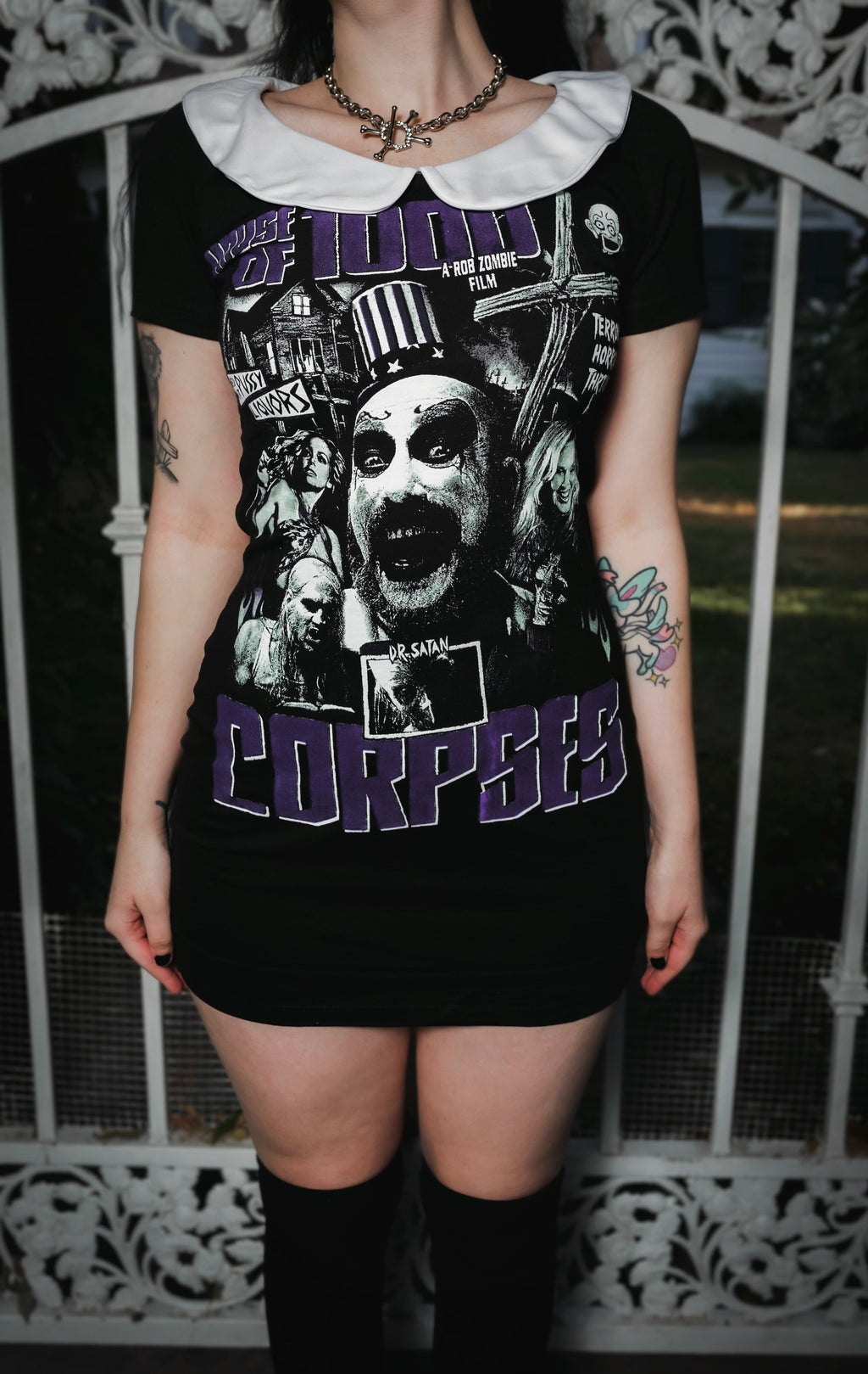 Vera's Eyecandy House of 1000 Corpses Peter Pan Collar Dress