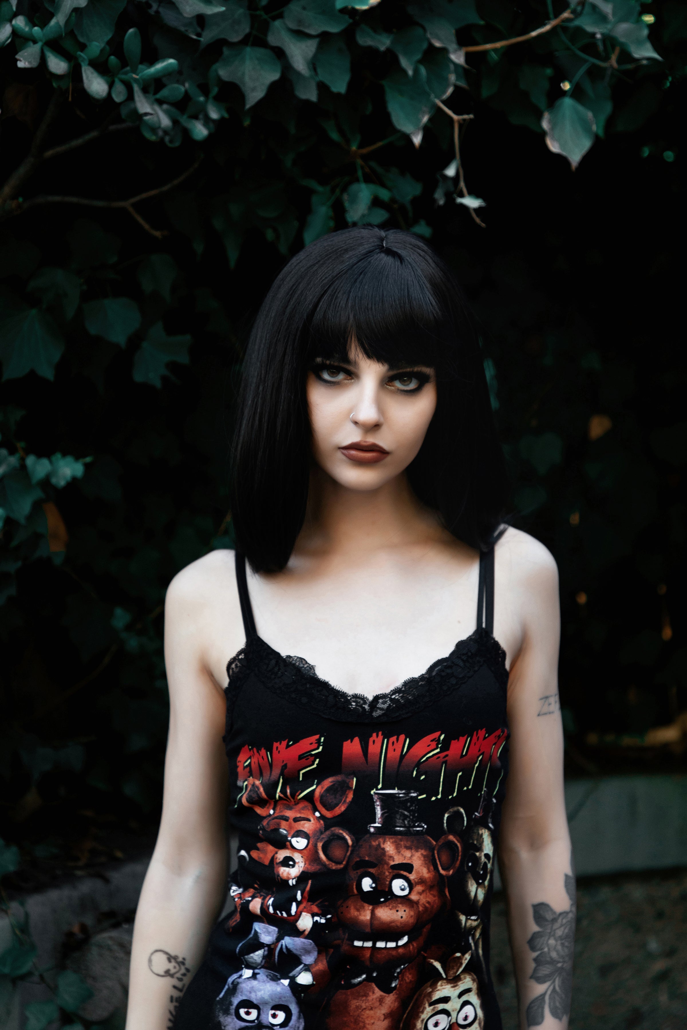 Vera's Eyecandy Five Nights at Freddy's Lace Strap Dress