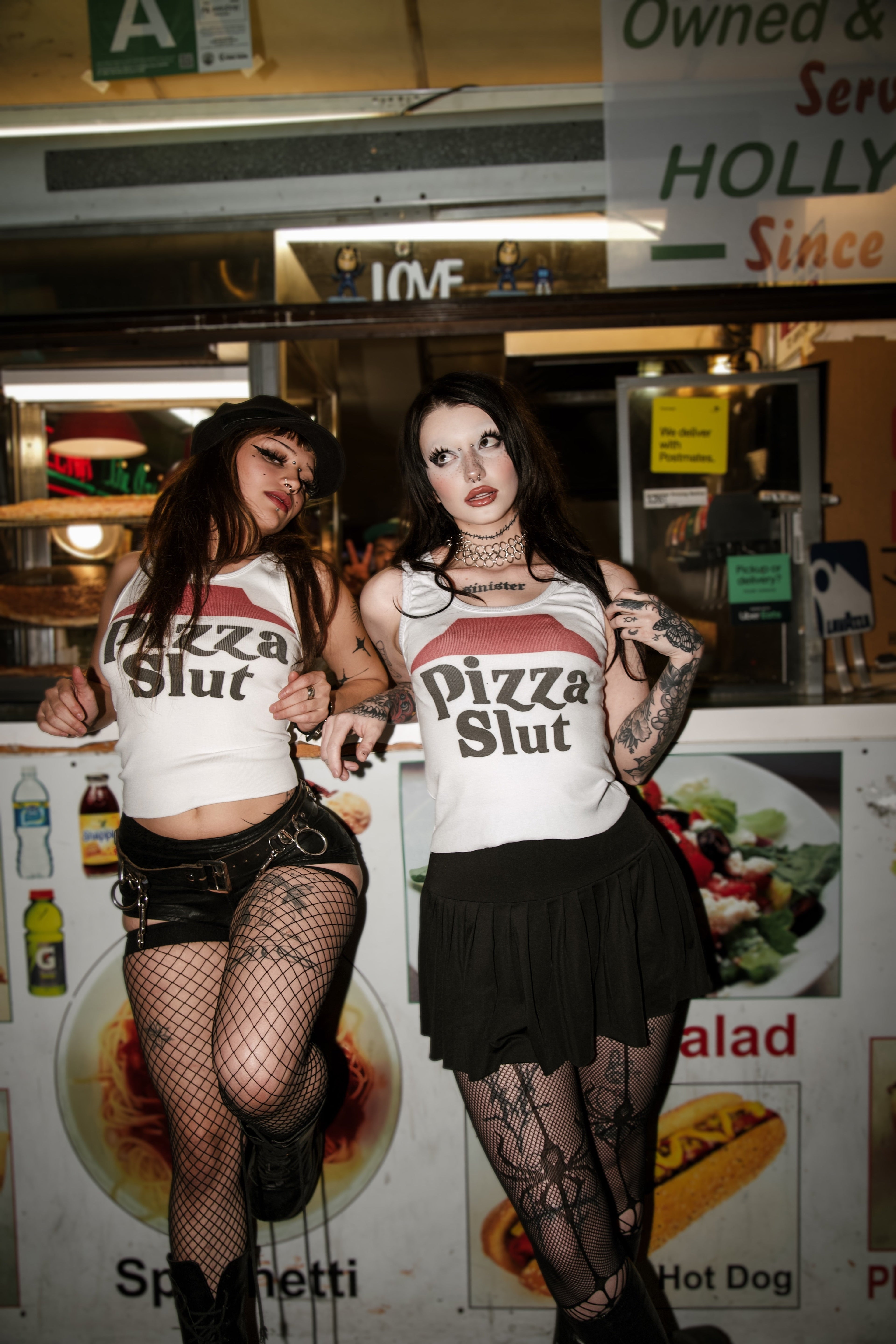 Vera's Eyecandy Pizza Slut Ribbed Tank Top