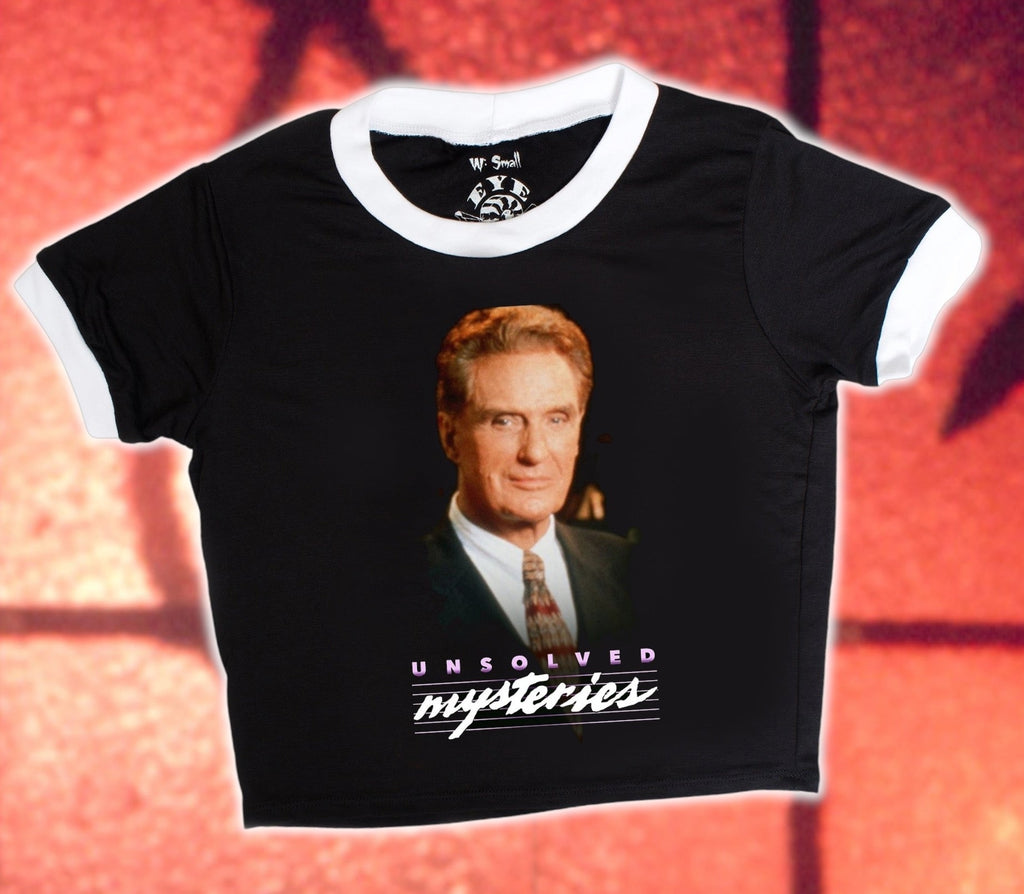 Vera's Eyecandy Unsolved Mysteries Ringer Tee
