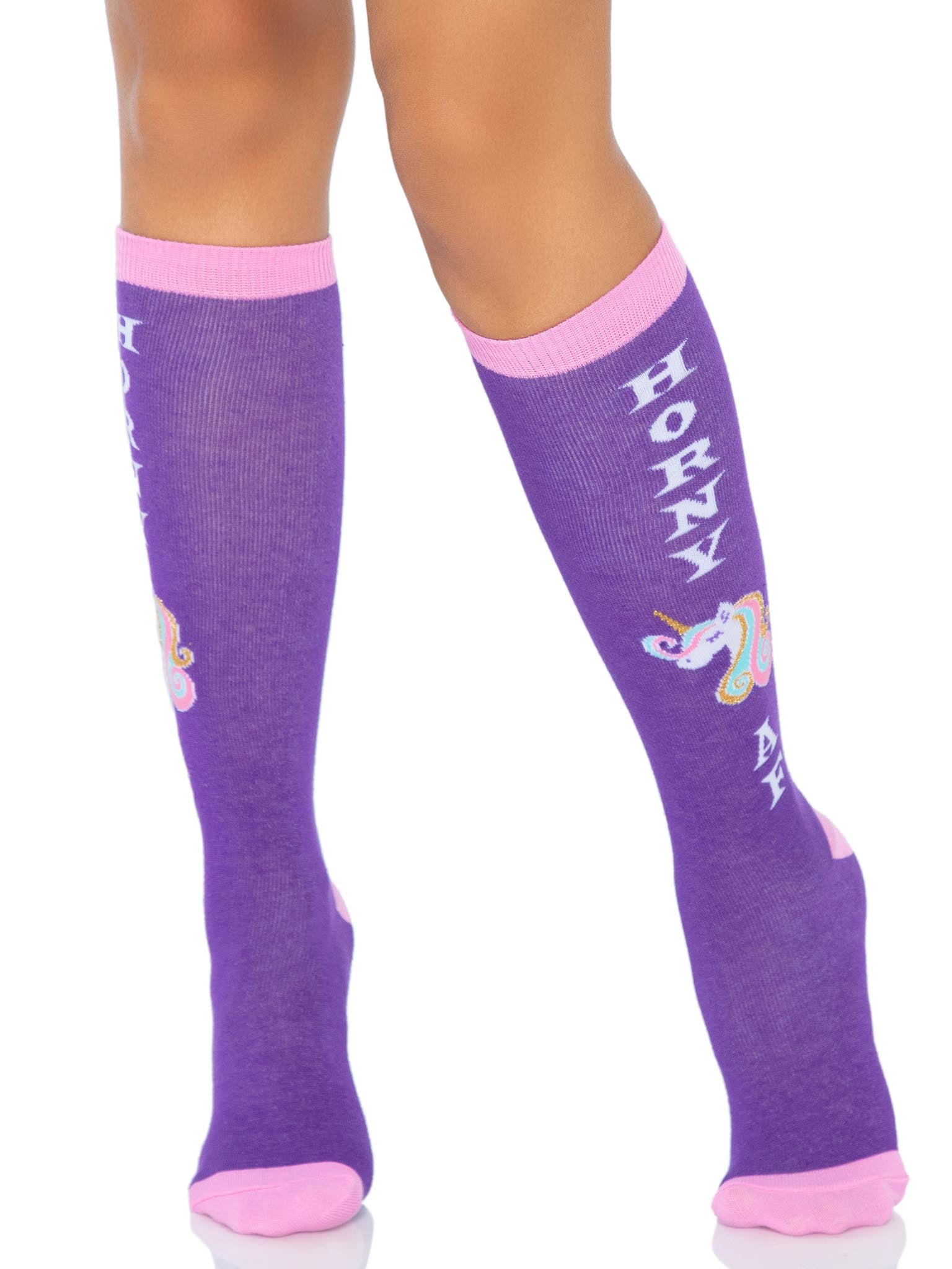 Leg Avenue Horny AF Knee Socks