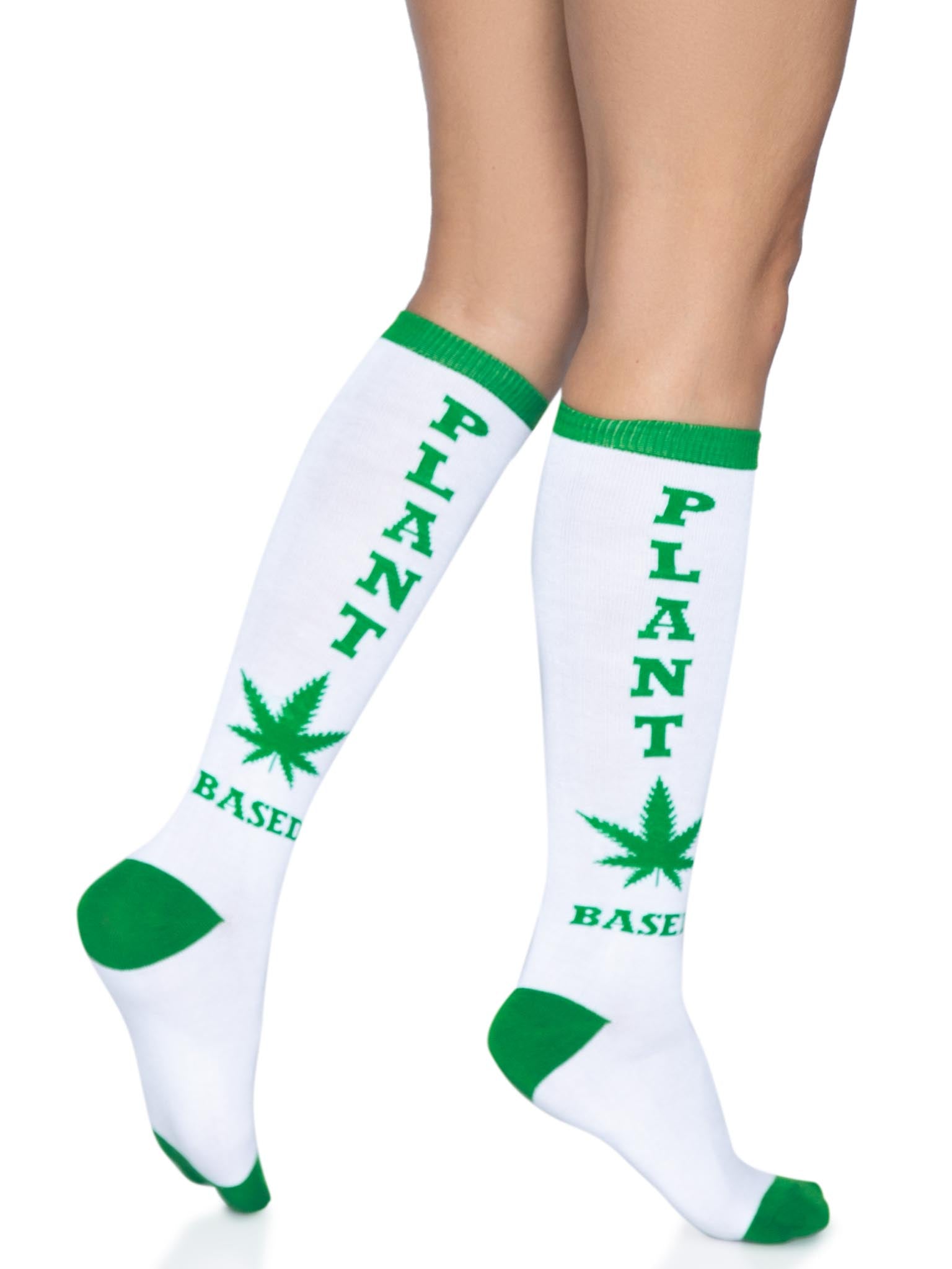 Leg Avenue Plant Based 420 Knee High Socks