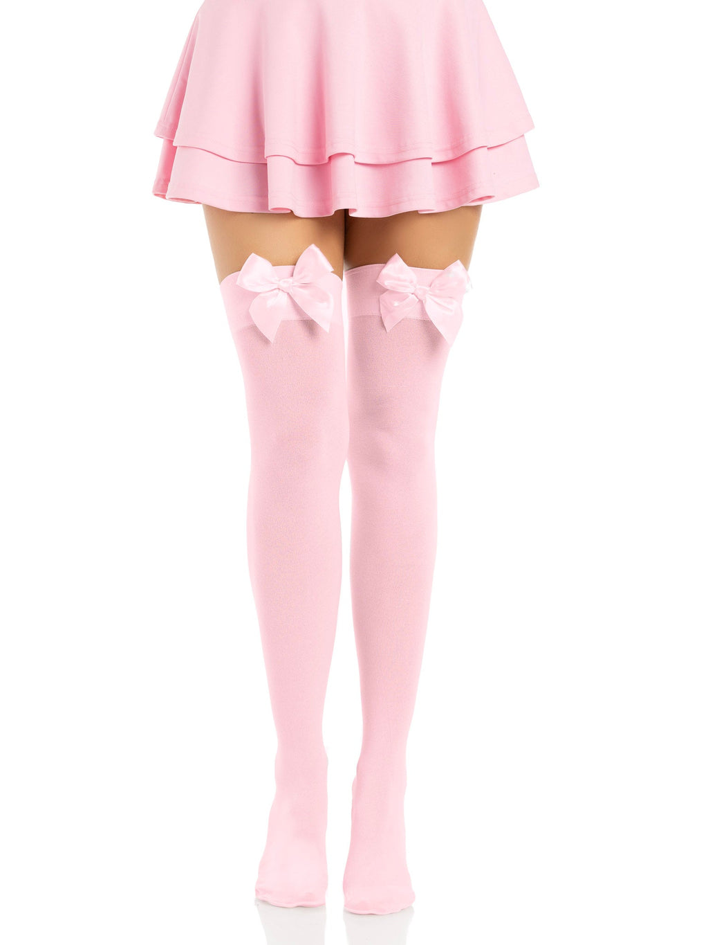 Leg Avenue Kay Opaque Thigh Highs 2 Sizes
