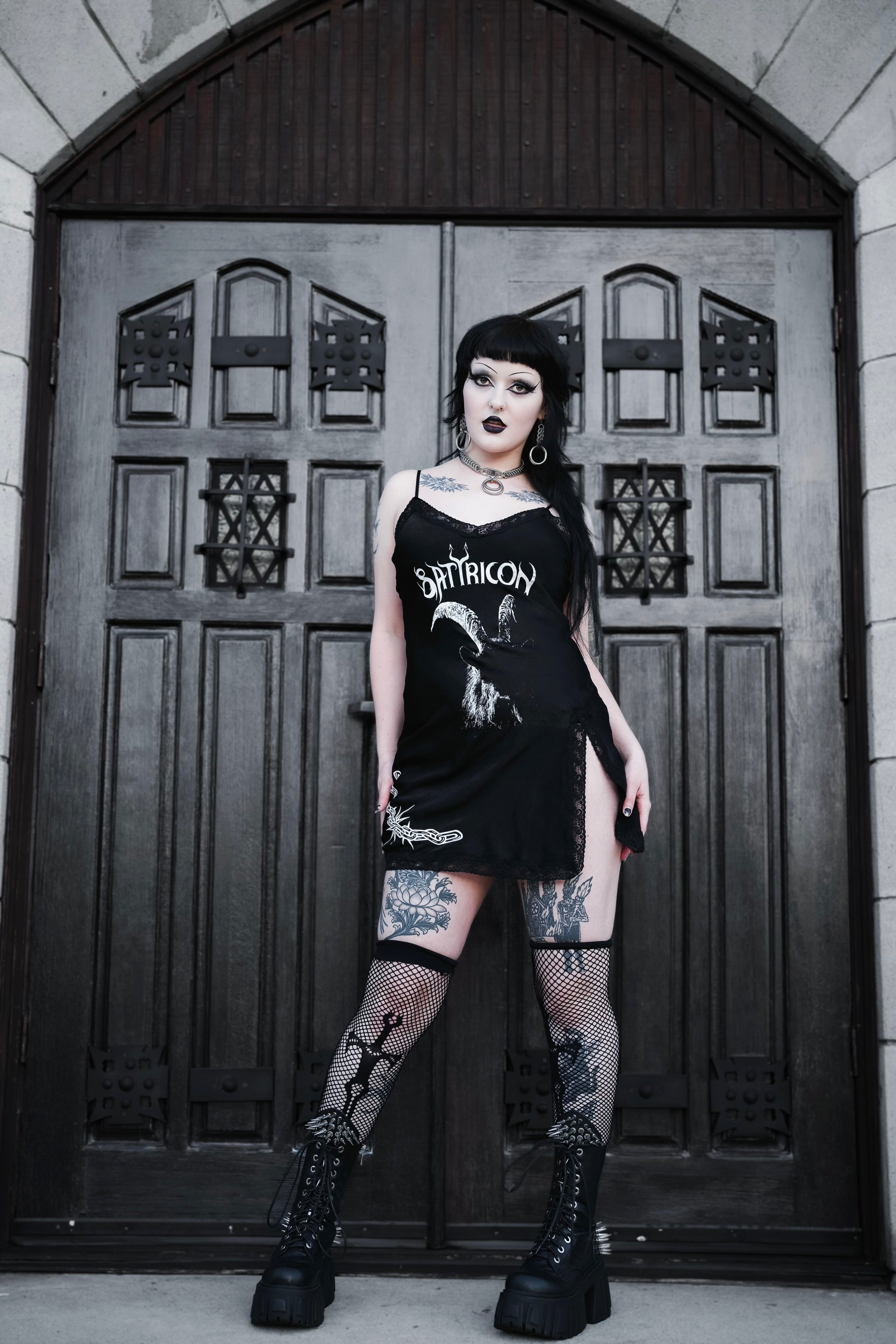 Vera's Eyecandy Satyricon Mini Slip Dress
