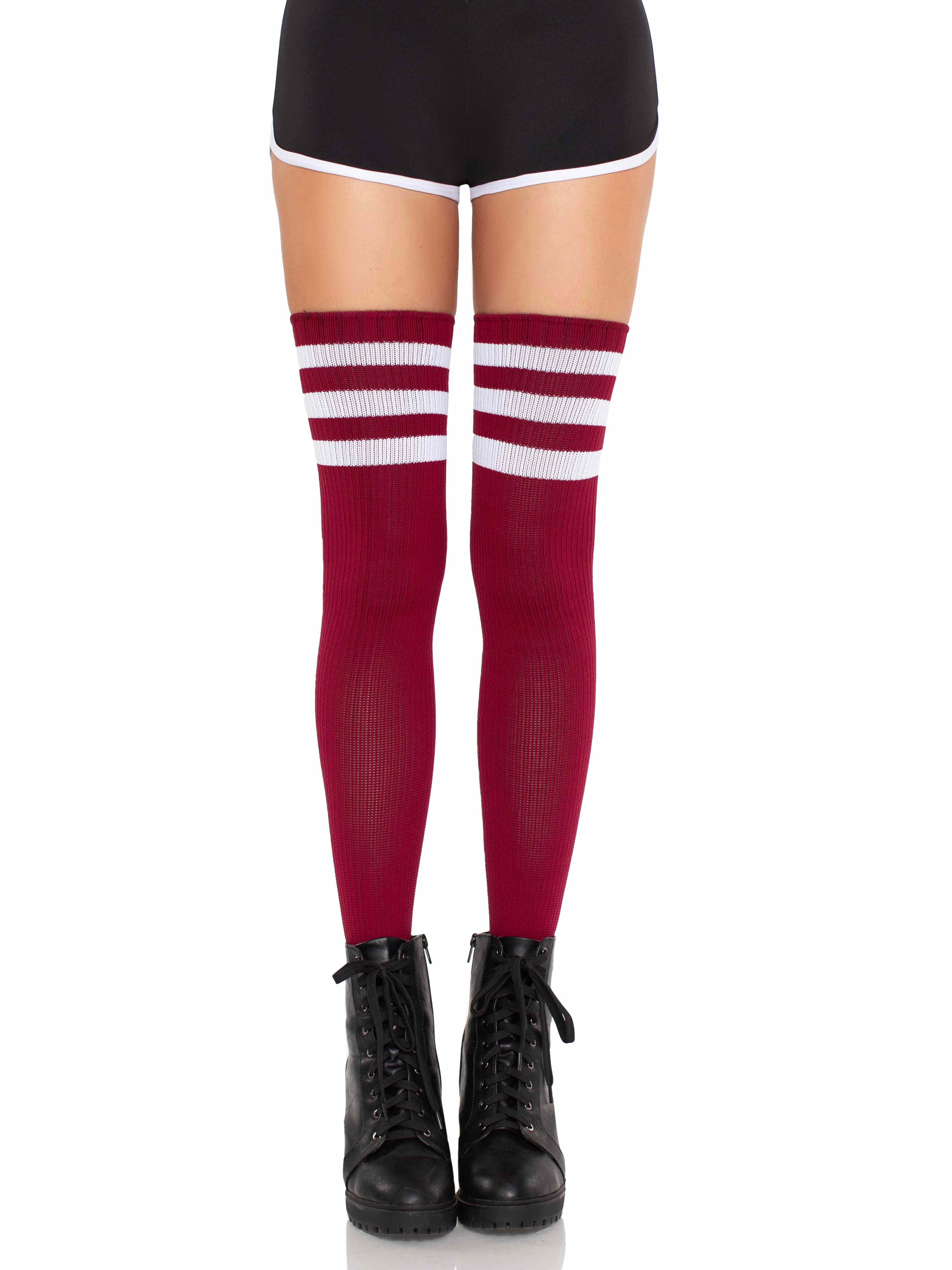 Leg Avenue Gina Athletic Thigh High Socks