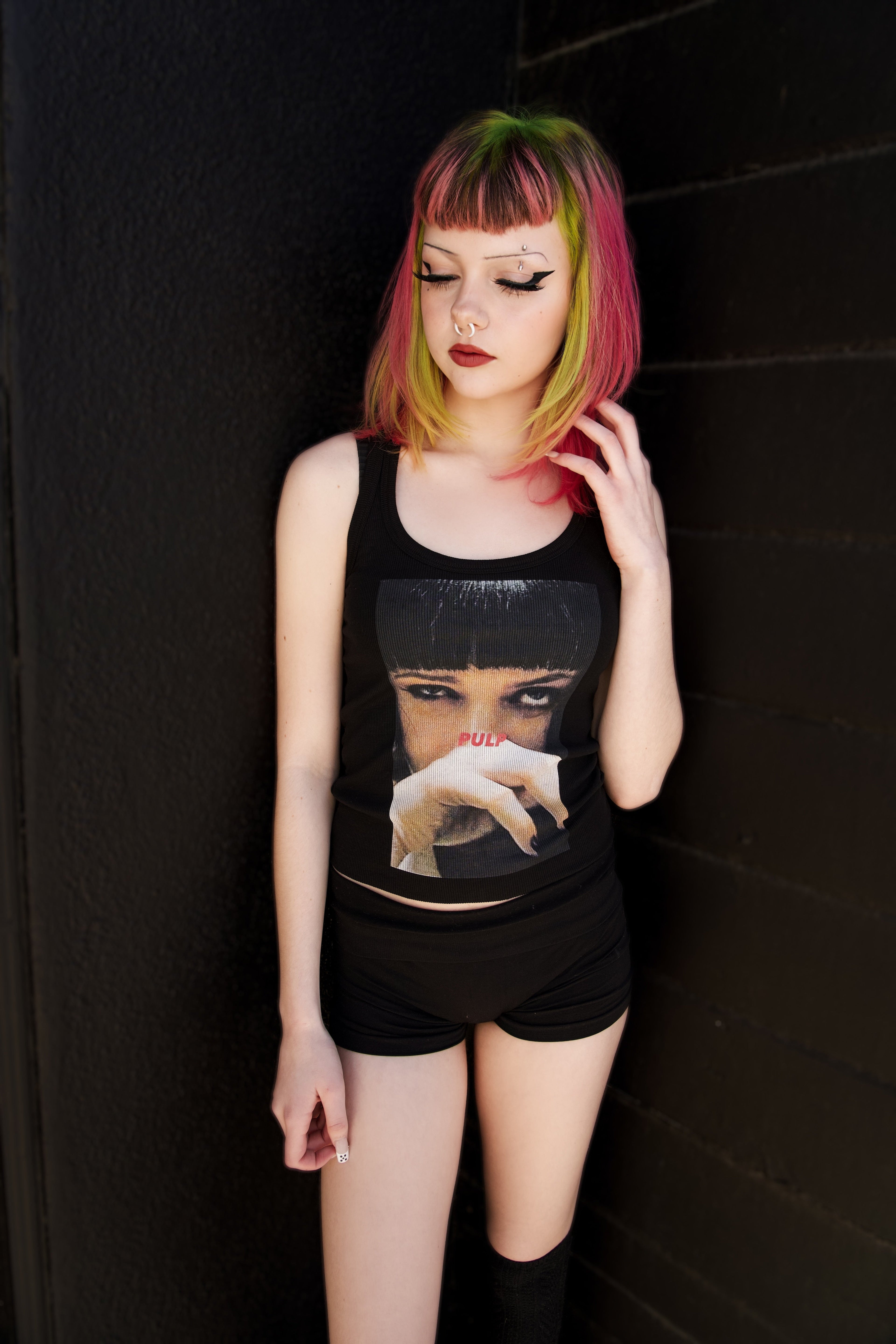 Vera's Eyecandy Mia Movie Ribbed Tank Top