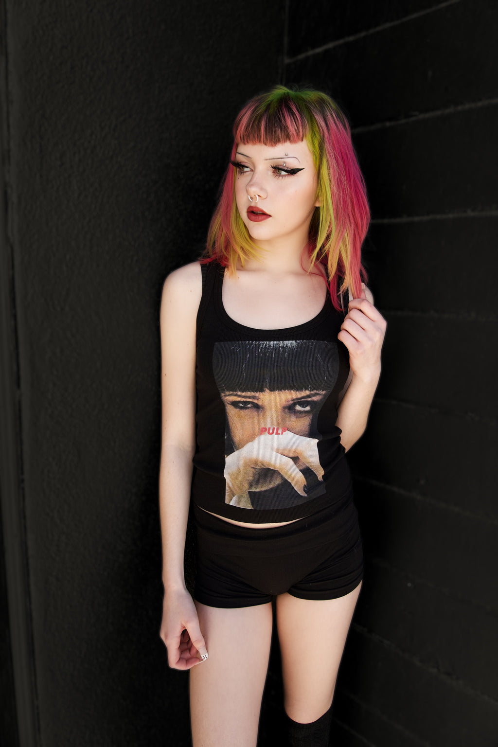 Vera's Eyecandy Mia Movie Ribbed Tank Top