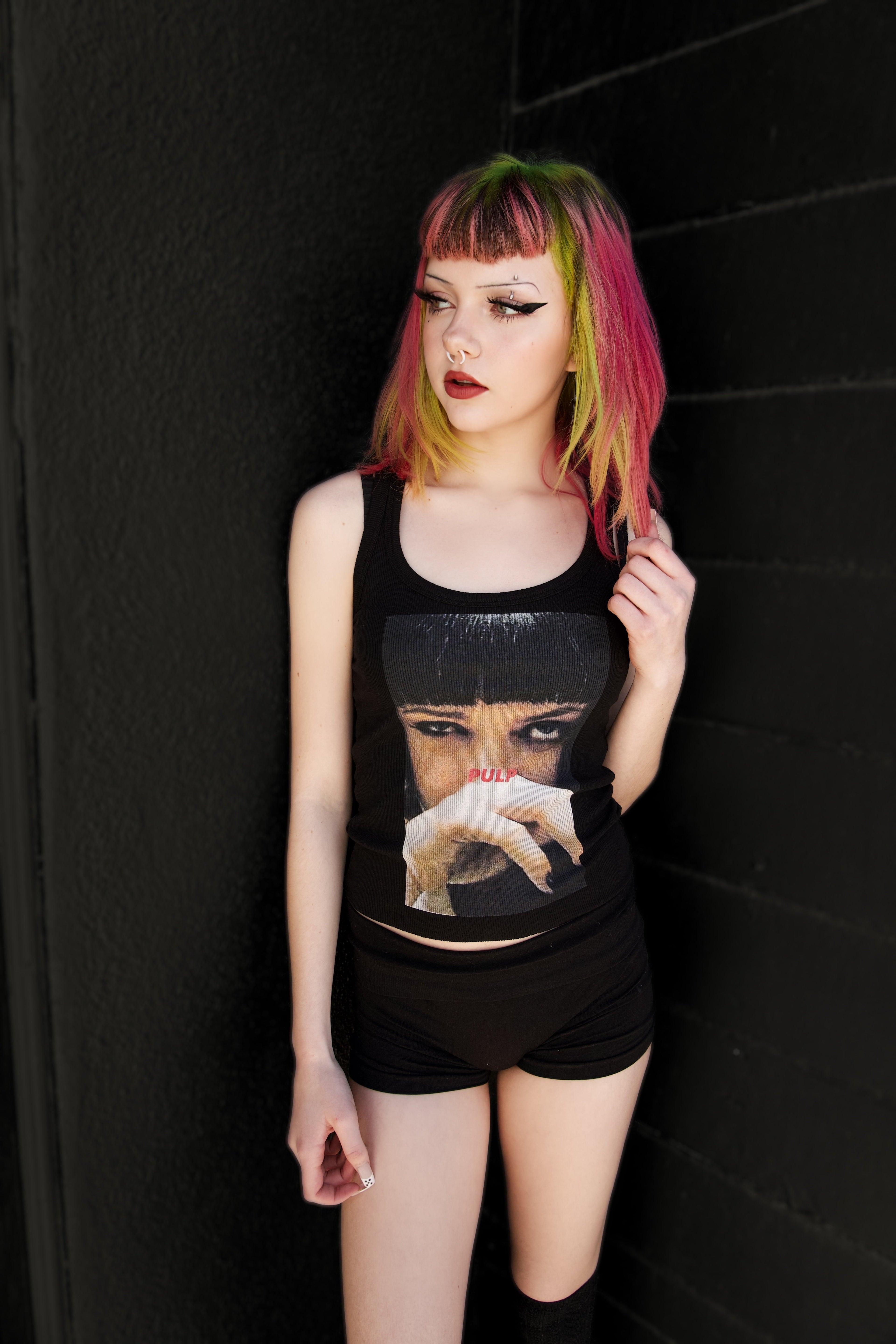 Vera's Eyecandy Mia Movie Ribbed Tank Top