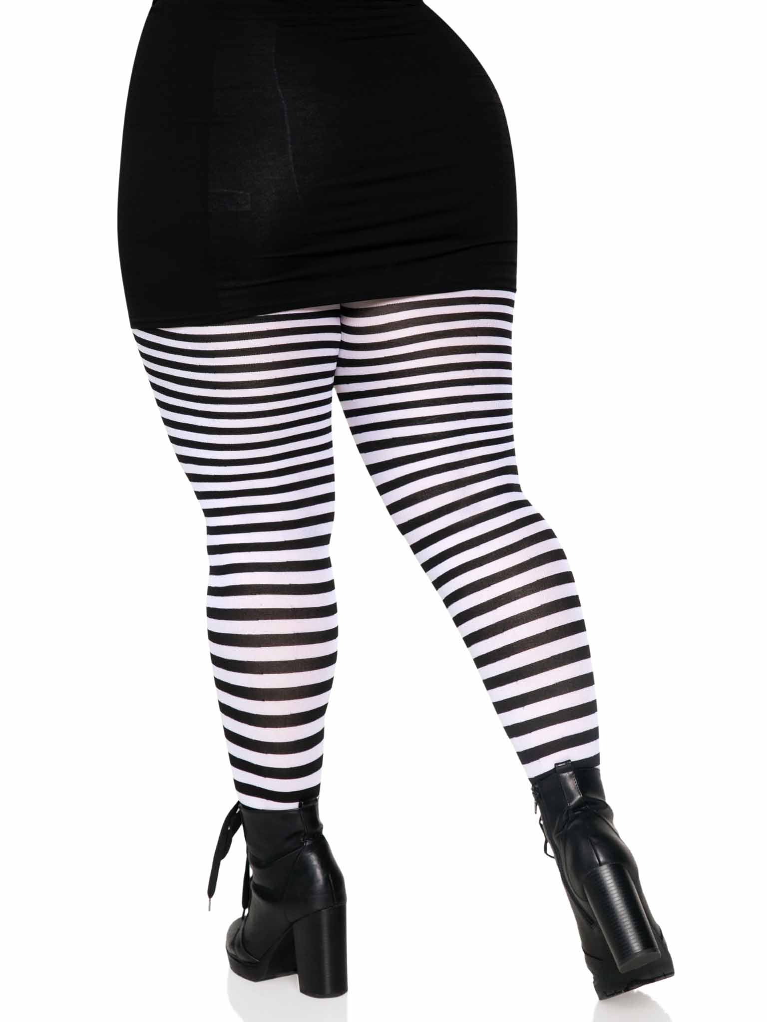 Leg Avenue Jada Striped Women's Tights 2 Sizes