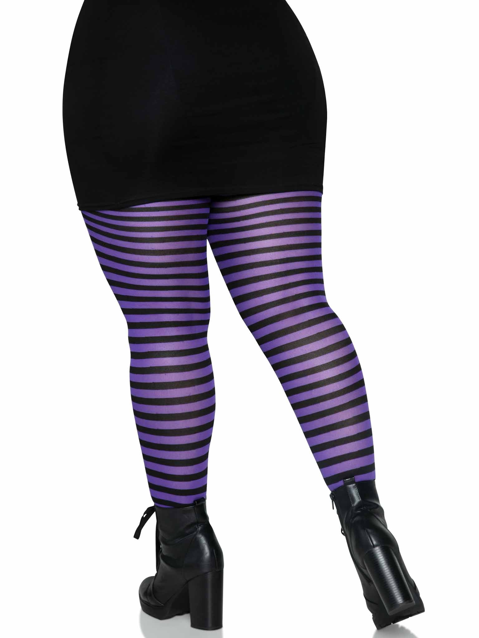 Leg Avenue Jada Striped Women's Tights 2 Sizes