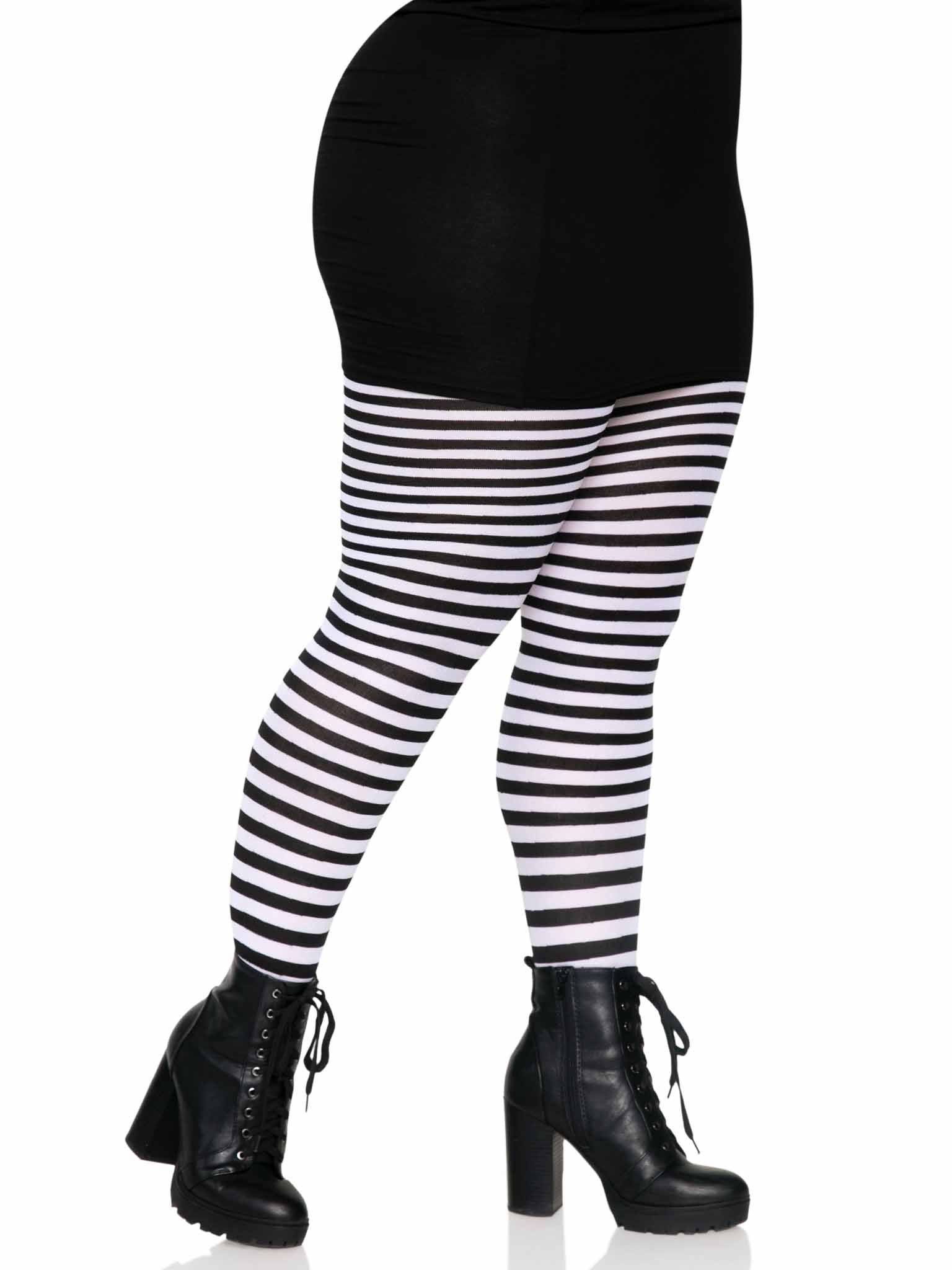 Leg Avenue Jada Striped Women's Tights 2 Sizes