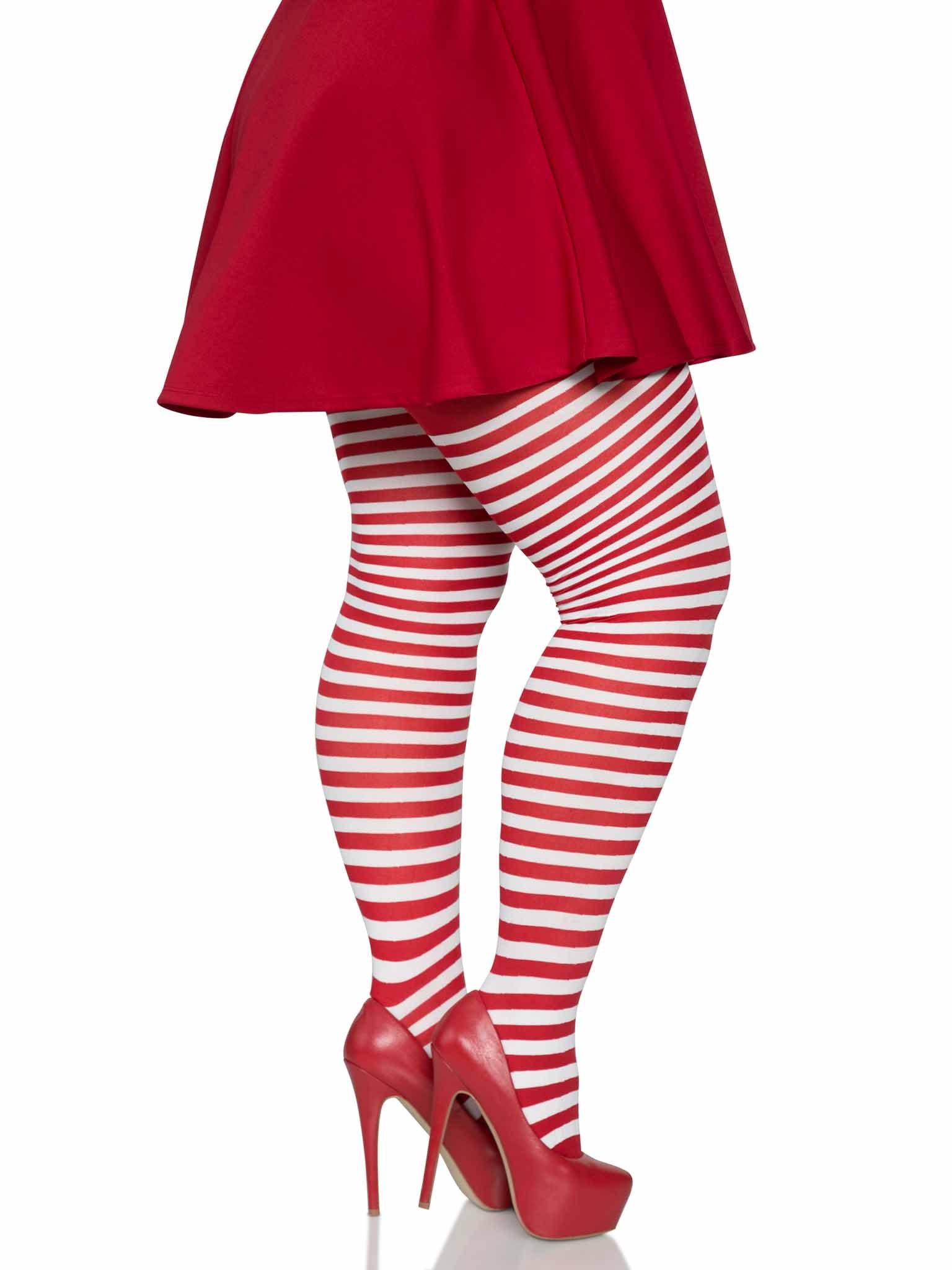 Leg Avenue Jada Striped Women's Tights 2 Sizes
