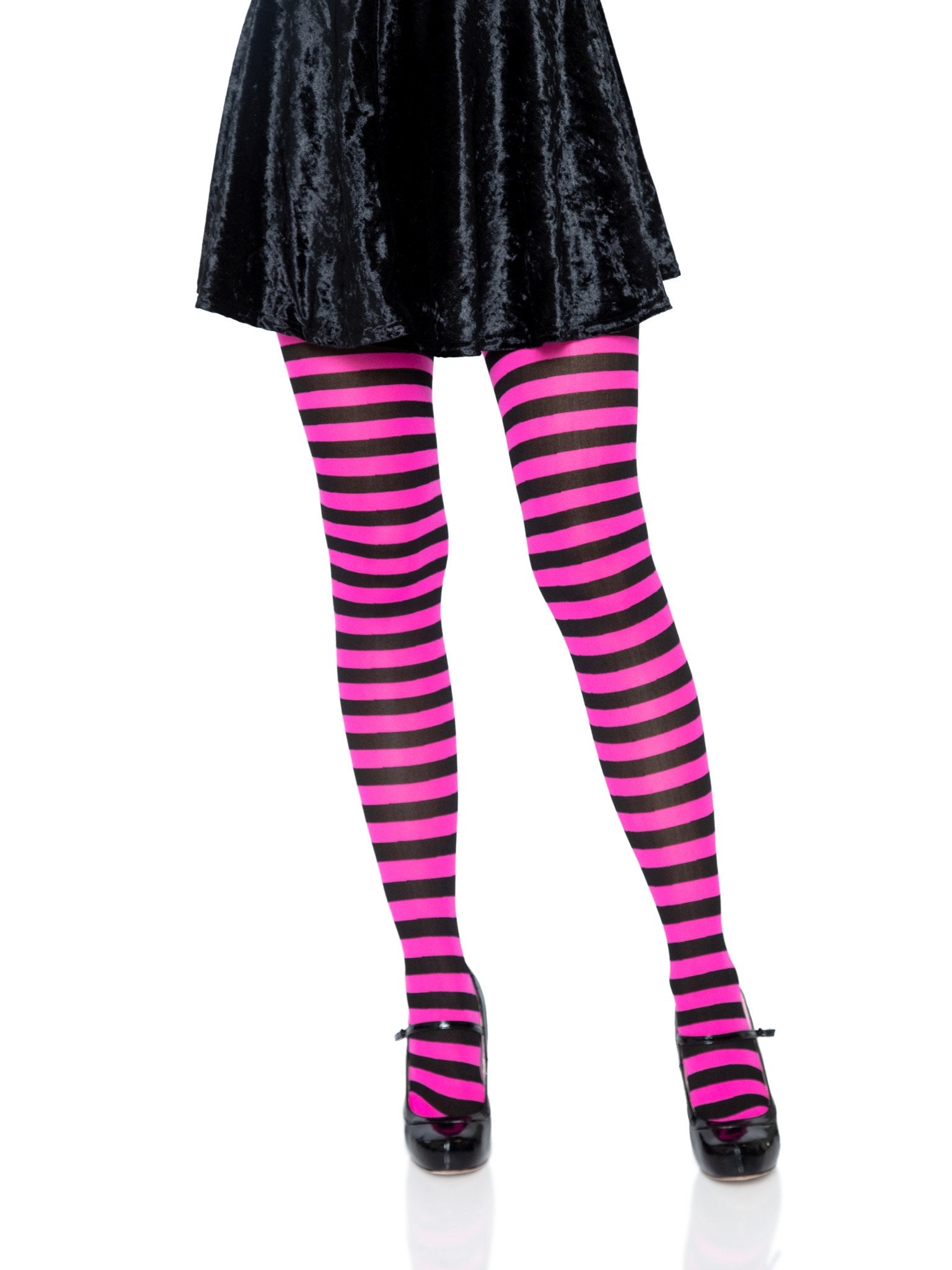 Leg Avenue Jada Striped Many Colors Tights